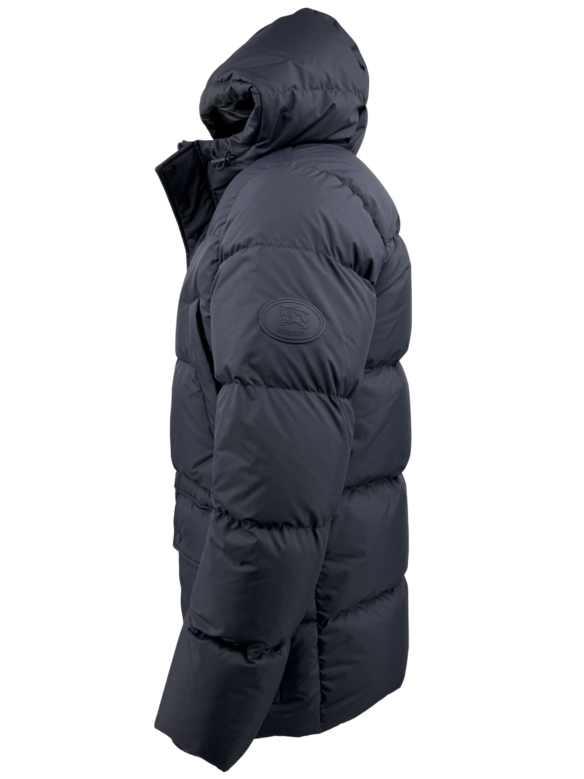 Burberry Hooded Down Jacket - Navy Burberry