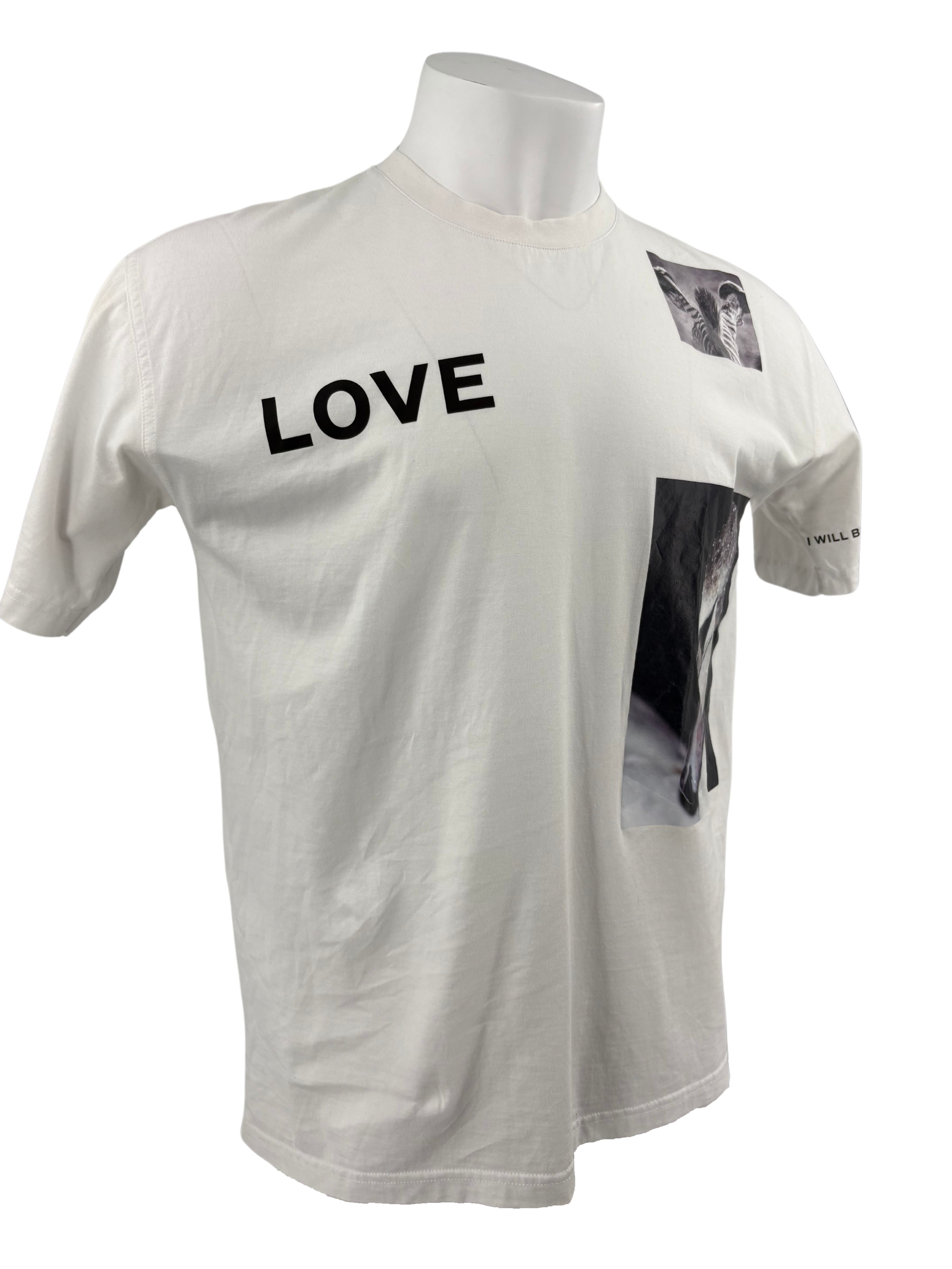 Burberry 'LOVE' Photo Graphic T-Shirt - White Burberry