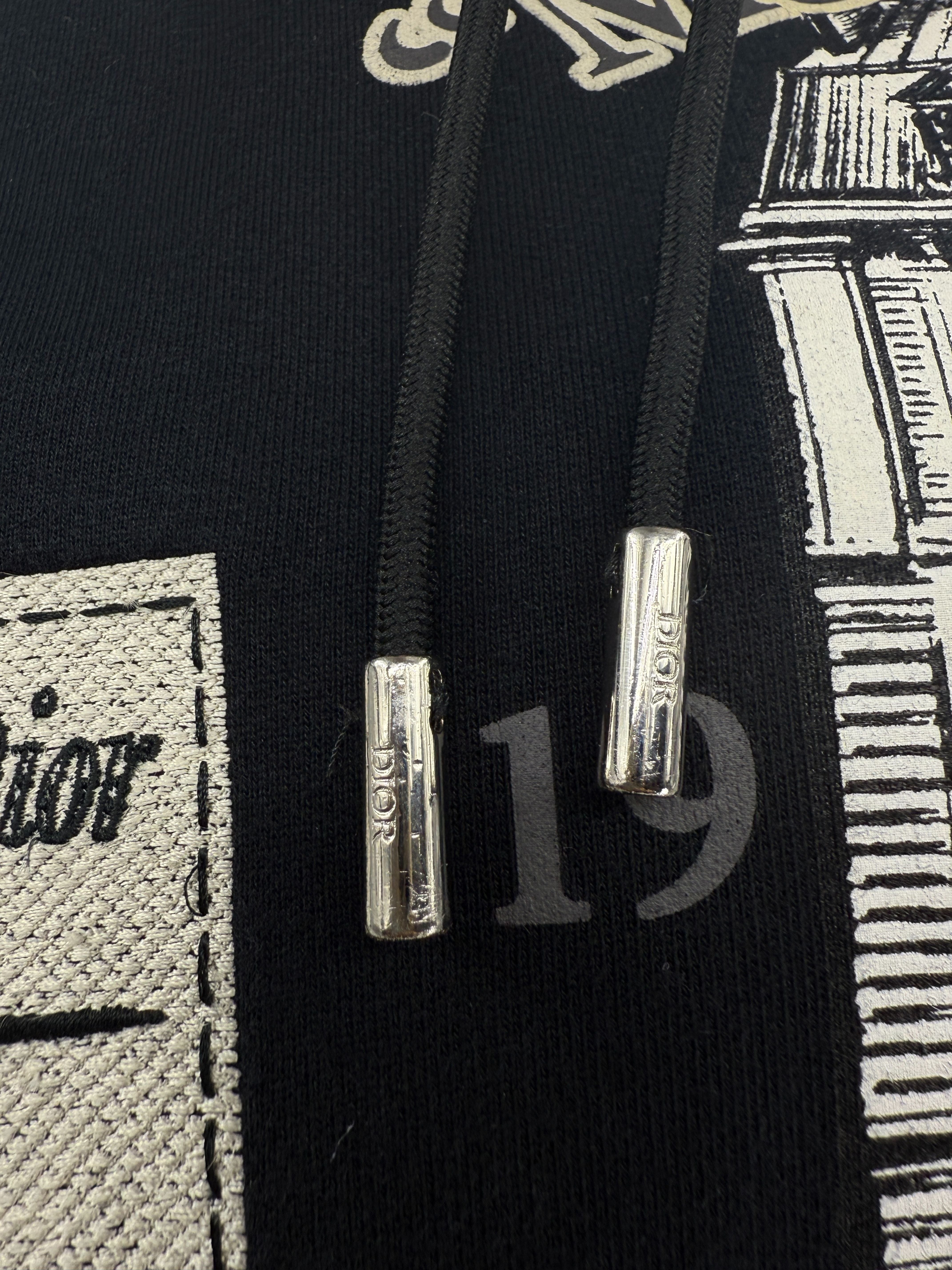 Dior Archives Patch Hoodie - Black Dior