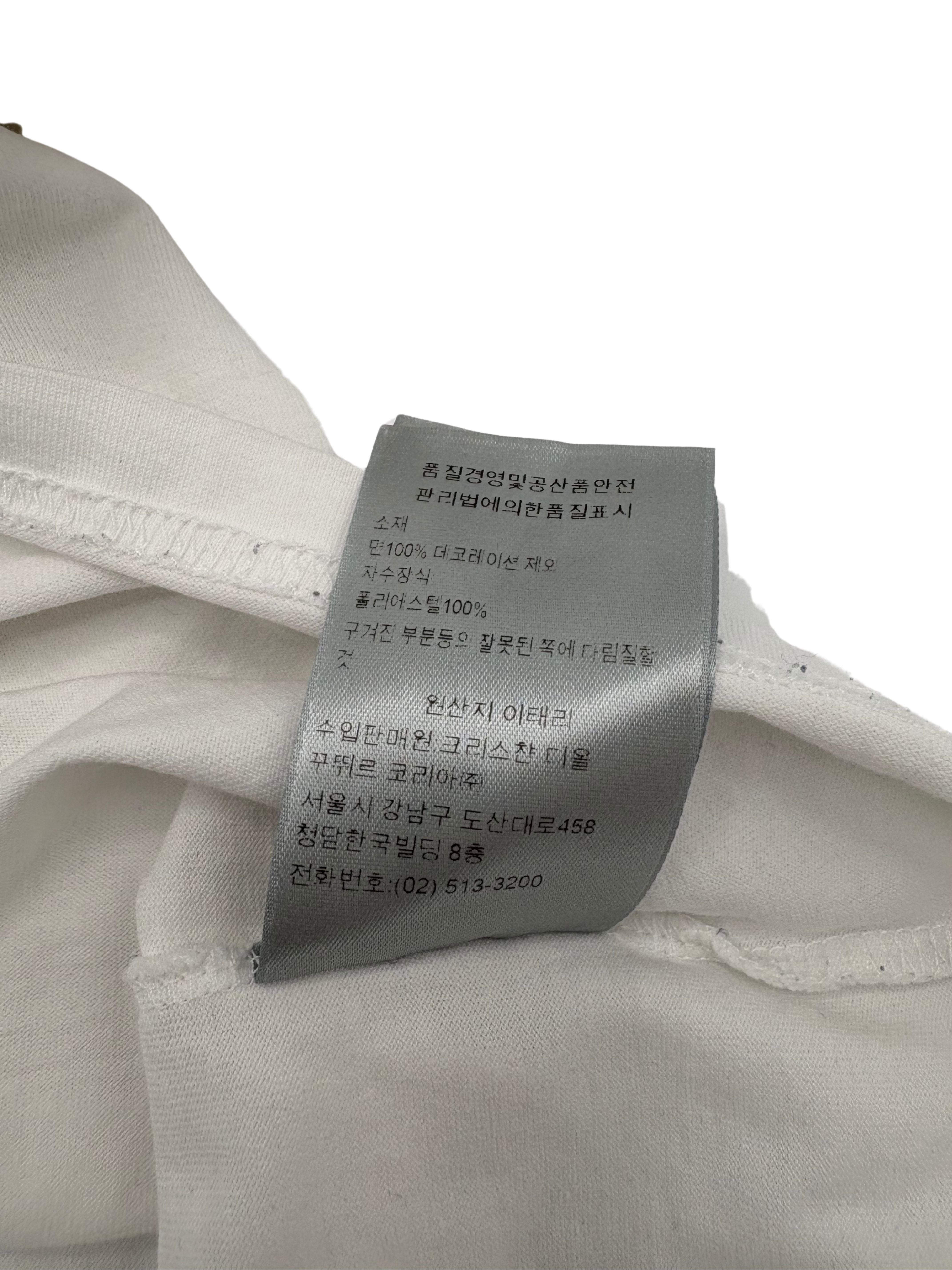 Dior X Kenny Scharf Embroidered Logo T-shirt - White Dior