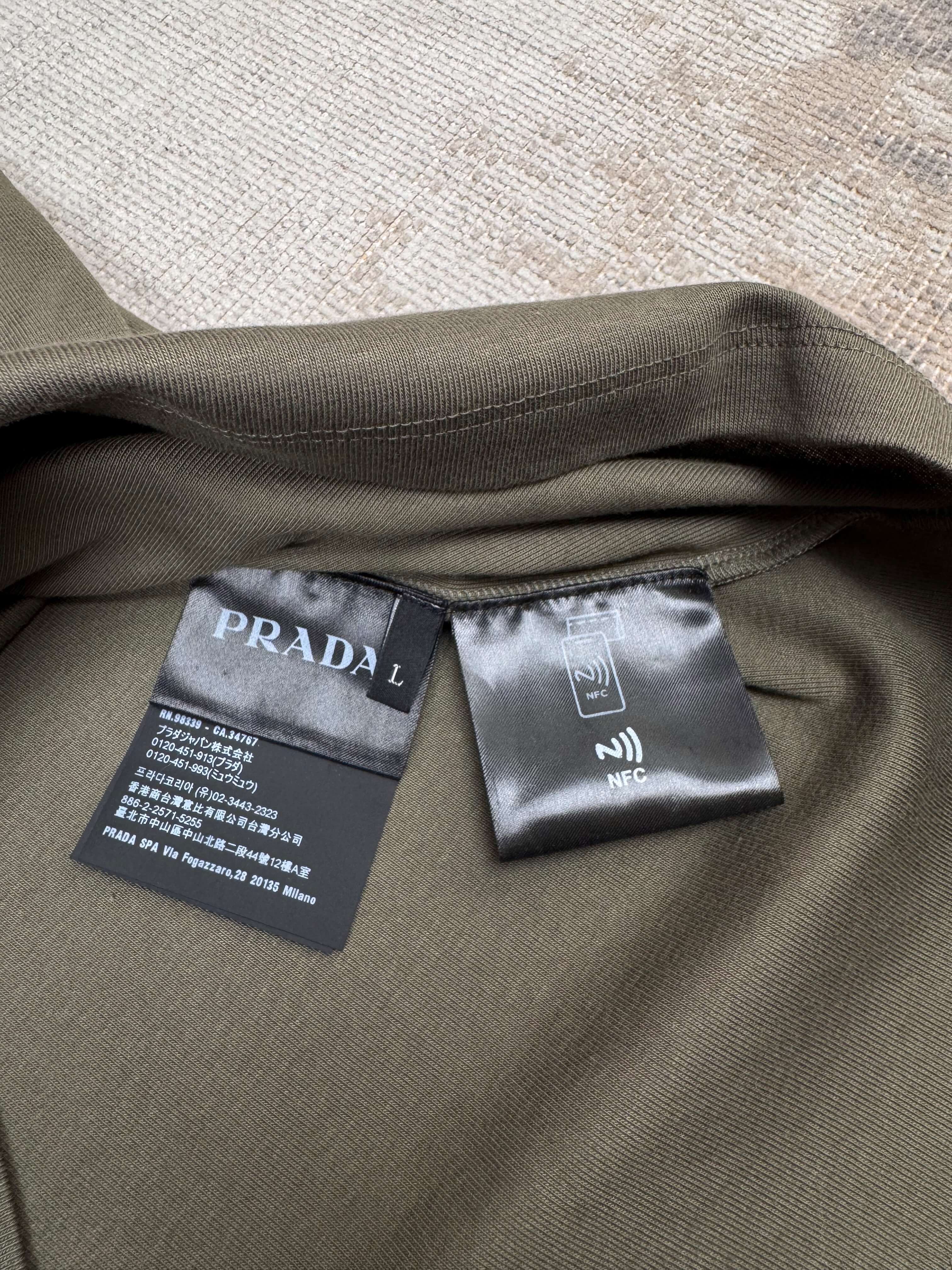 Prada Plaque T-Shirt - Khaki (Unused) Prada