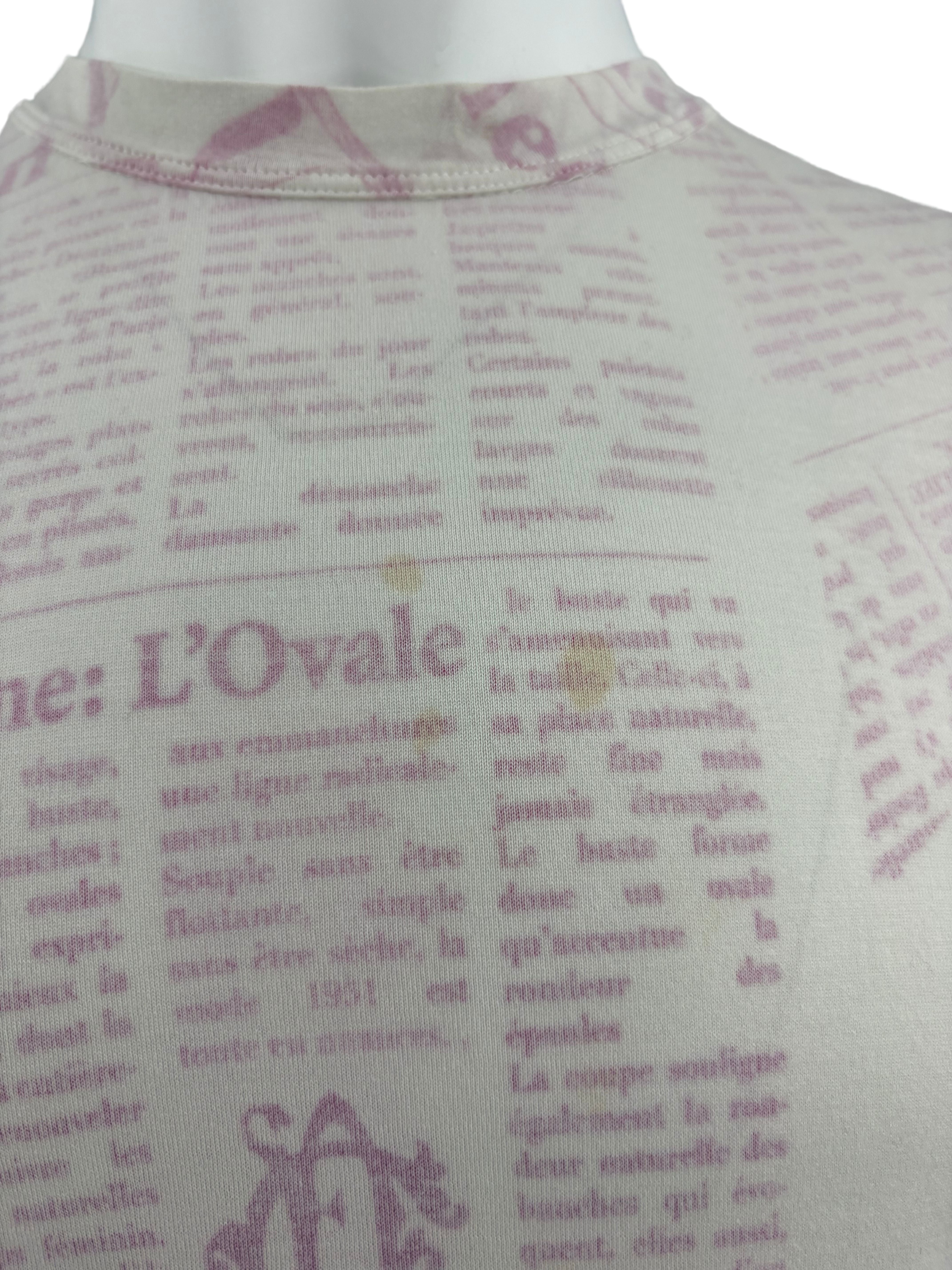 Dior x Daniel Arsham Newspaper T-Shirt - White Dior