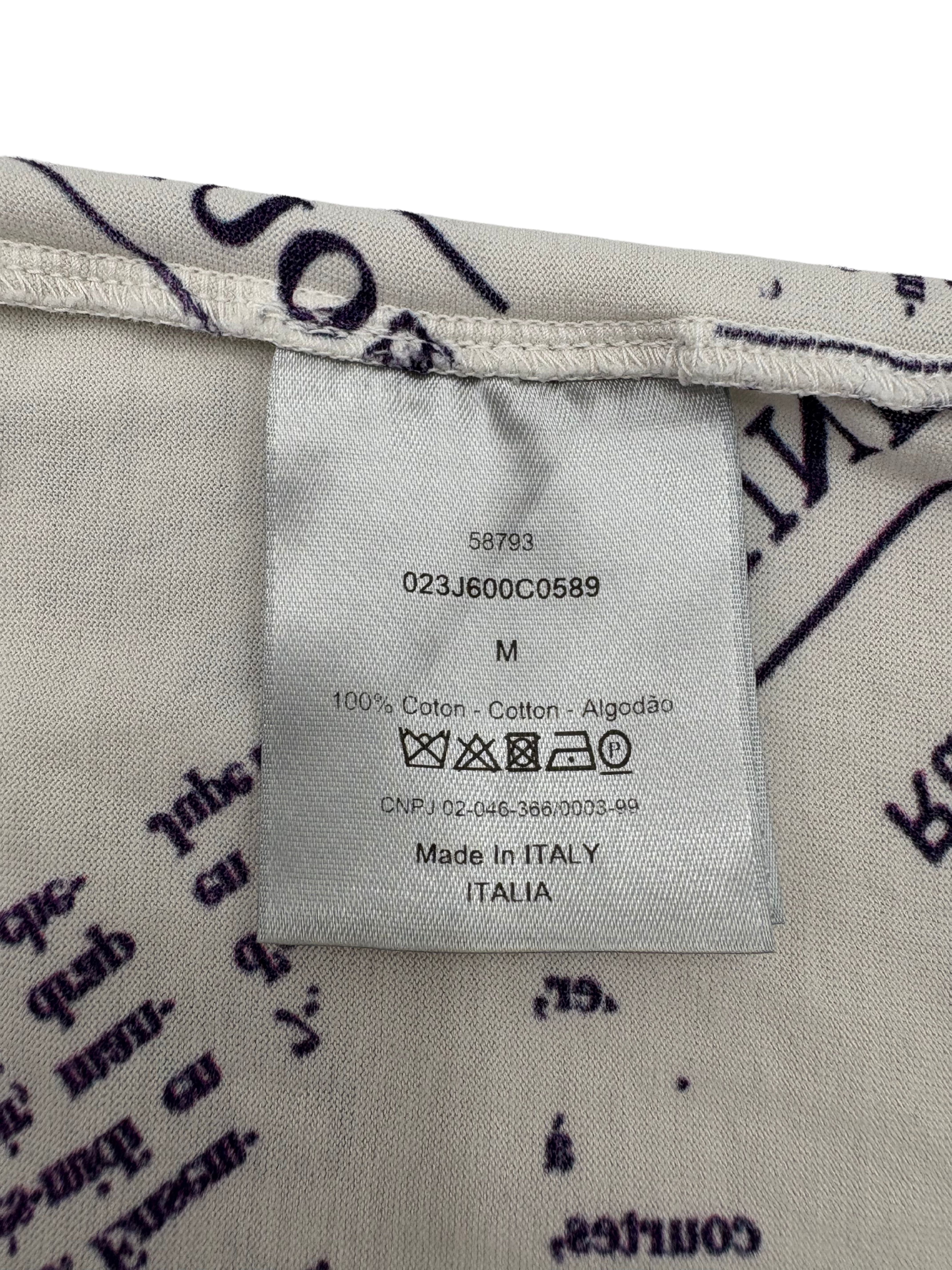 Dior x Daniel Arsham Newspaper T-Shirt - White Dior
