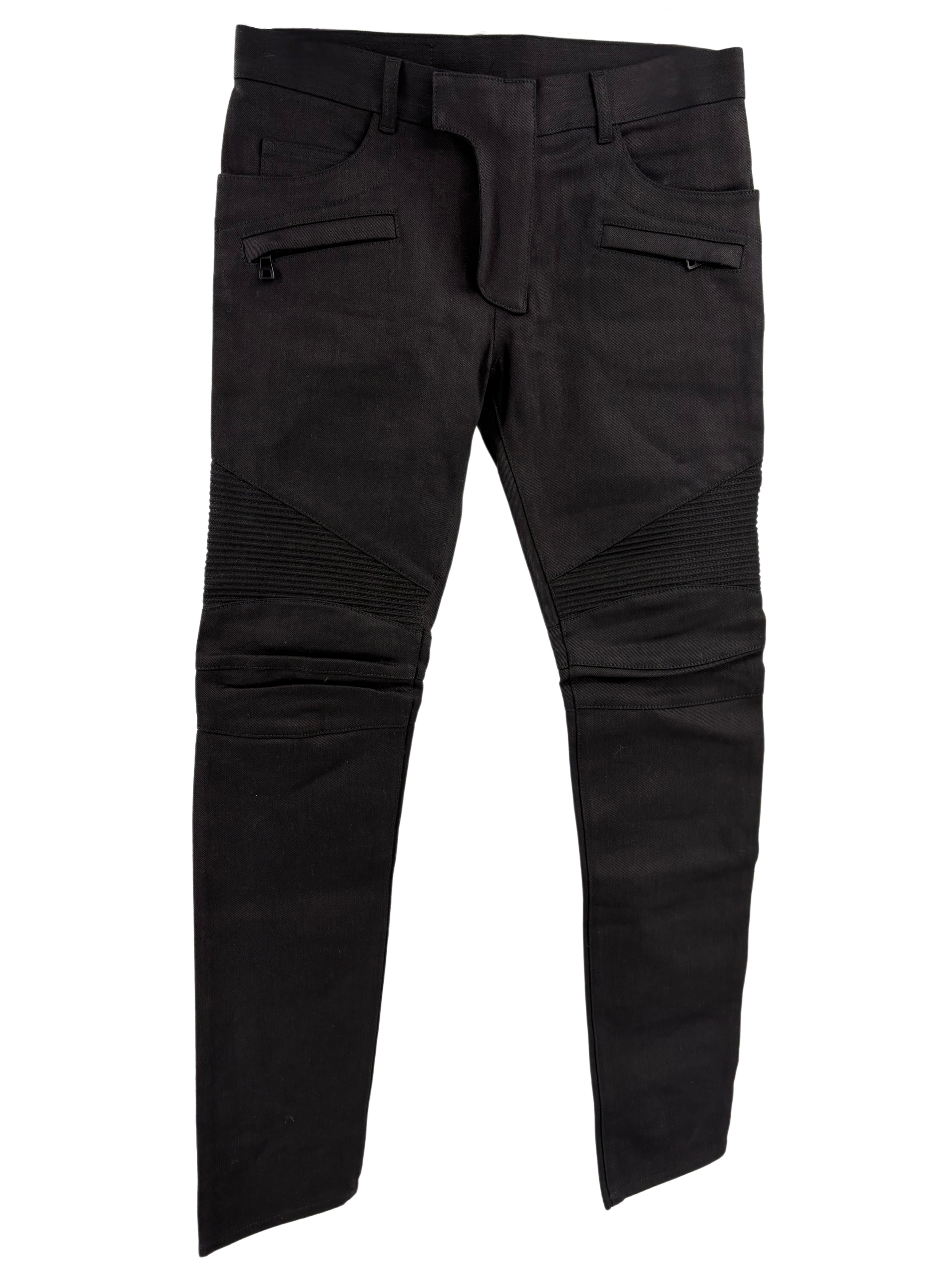 Balmain Bikers Jeans - Black (Unused)