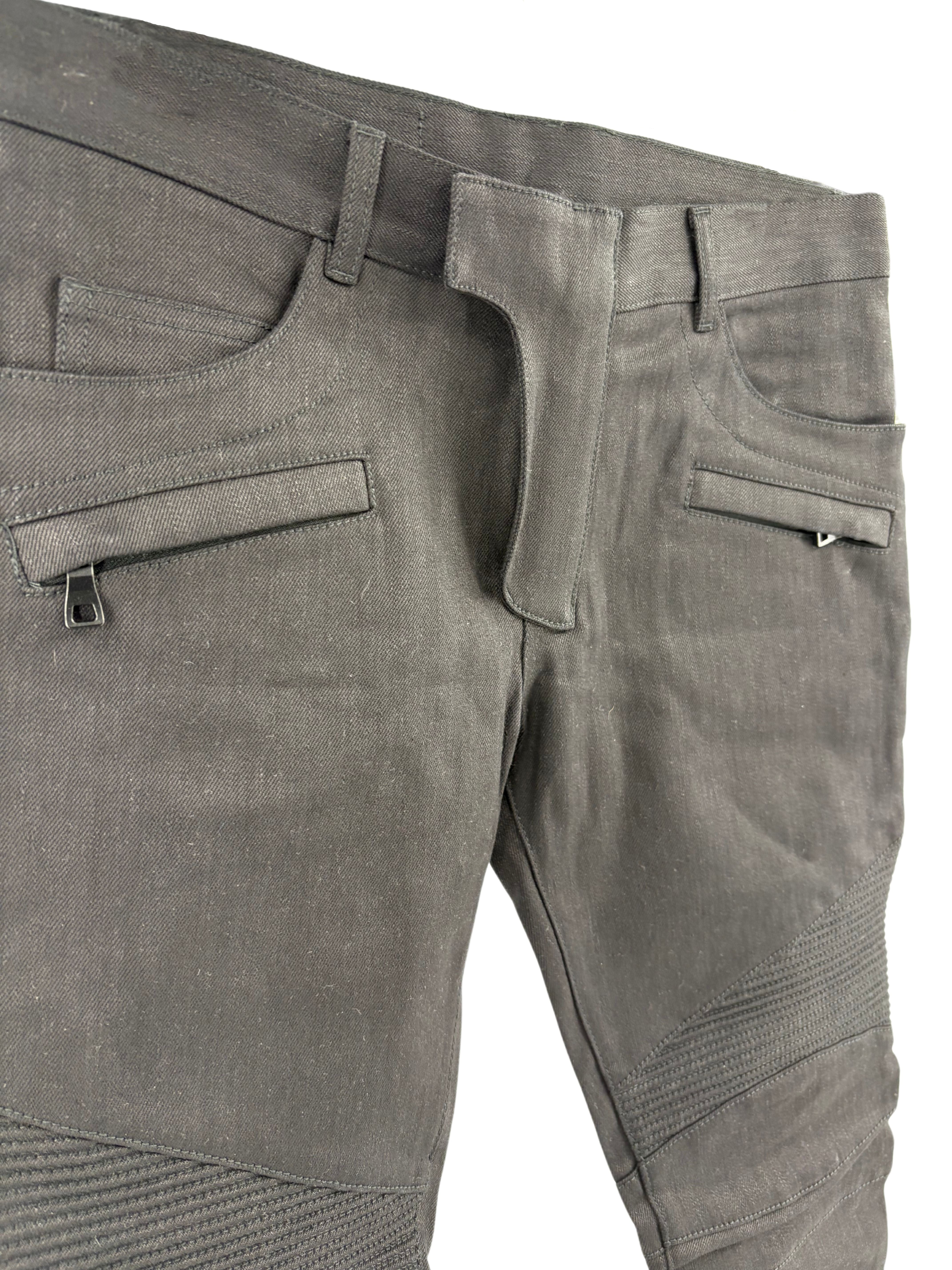 Balmain Bikers Jeans - Black (Unused)