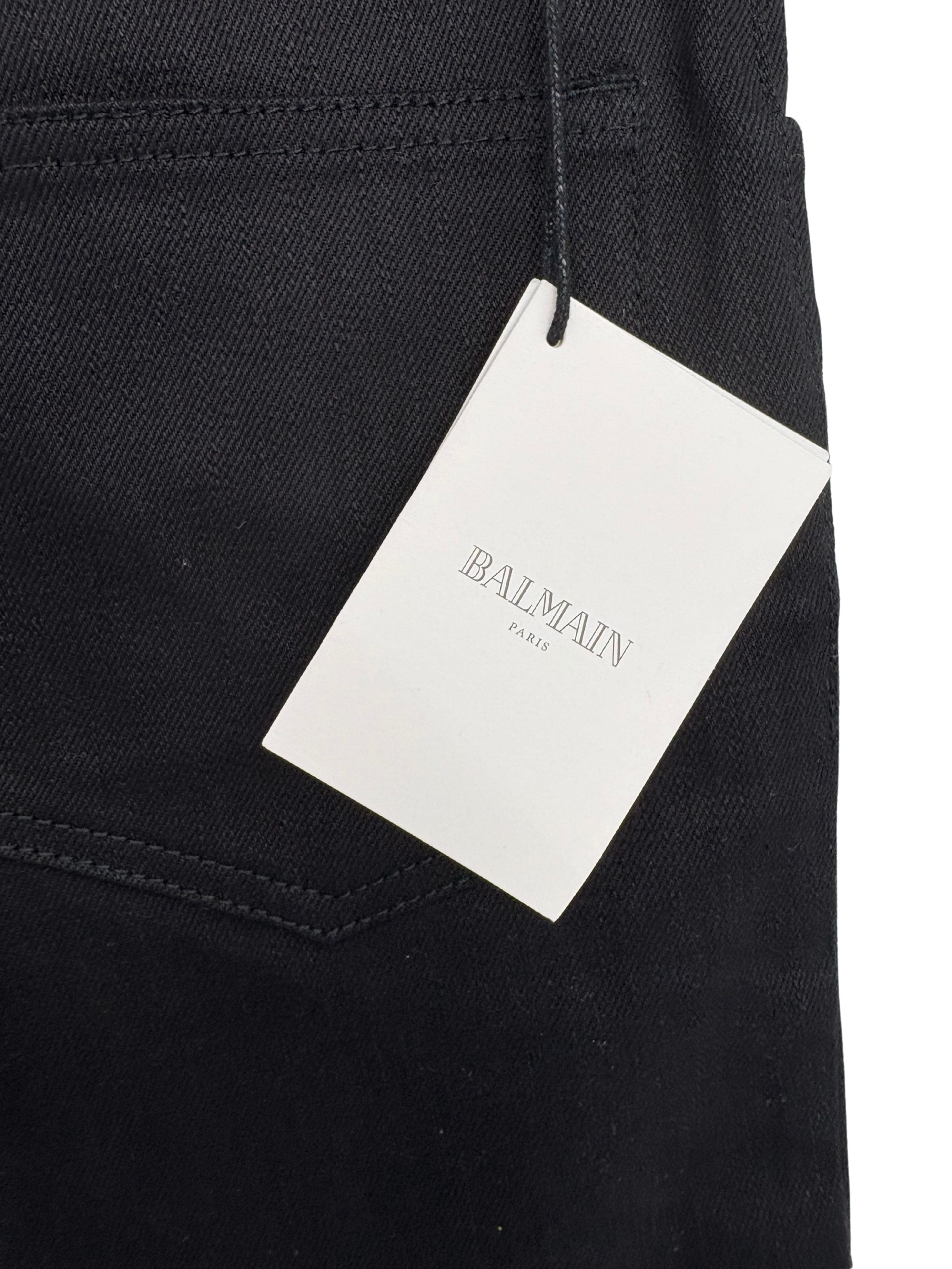 Balmain Bikers Jeans - Black (Unused)