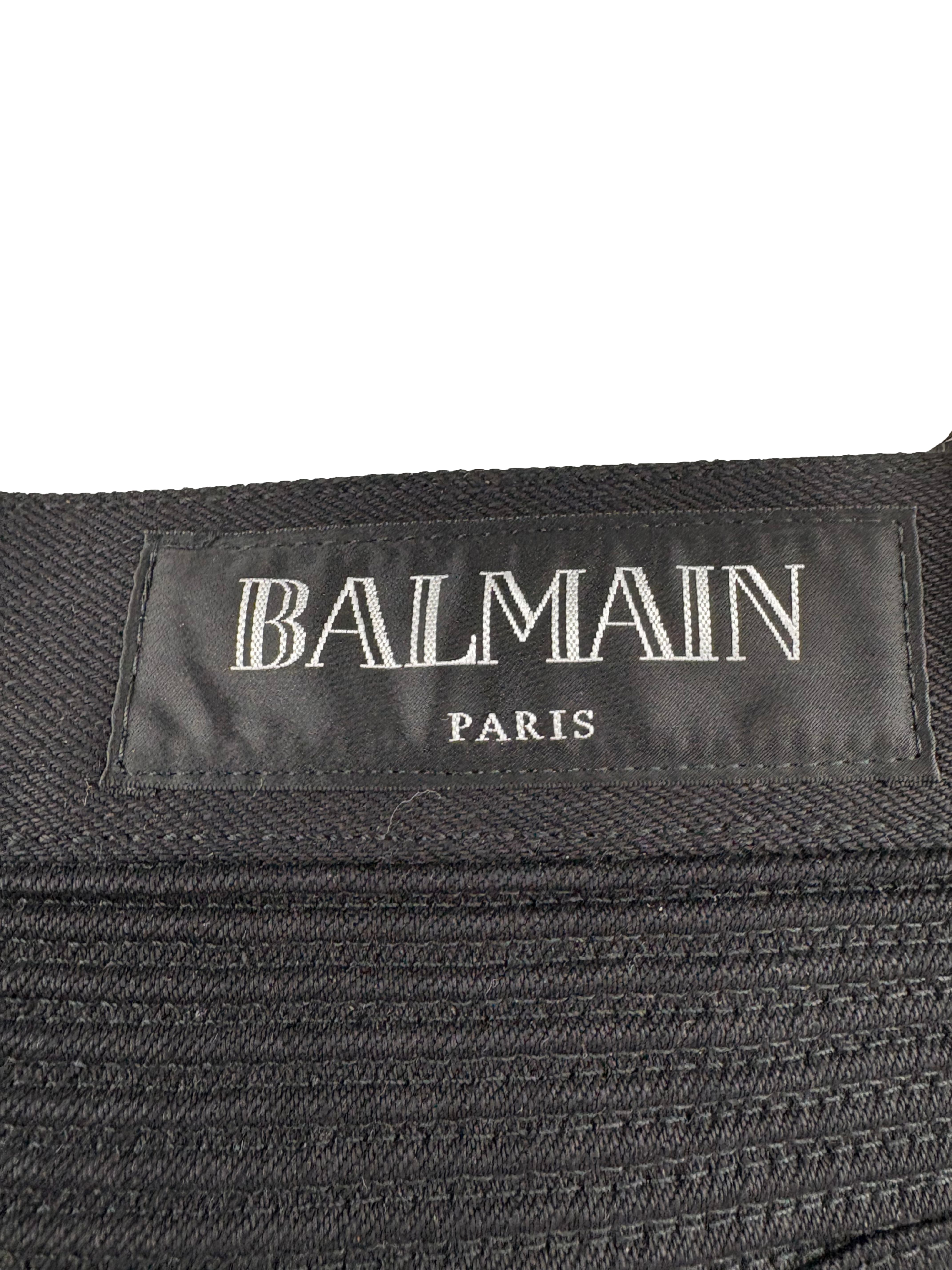 Balmain Bikers Jeans - Black (Unused)