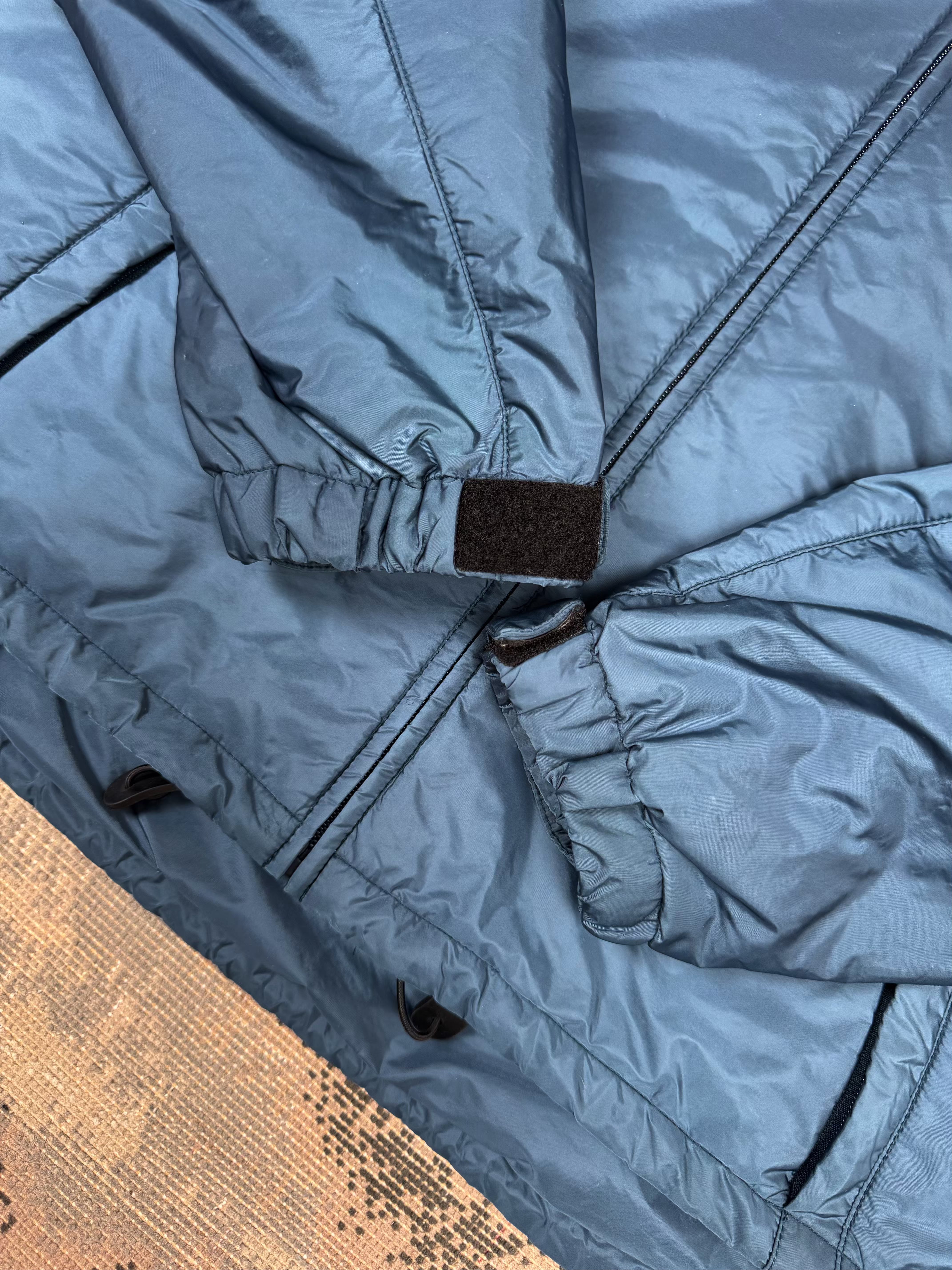 Prada Re-Nylon Applique Jacket - Steel Blue Prada