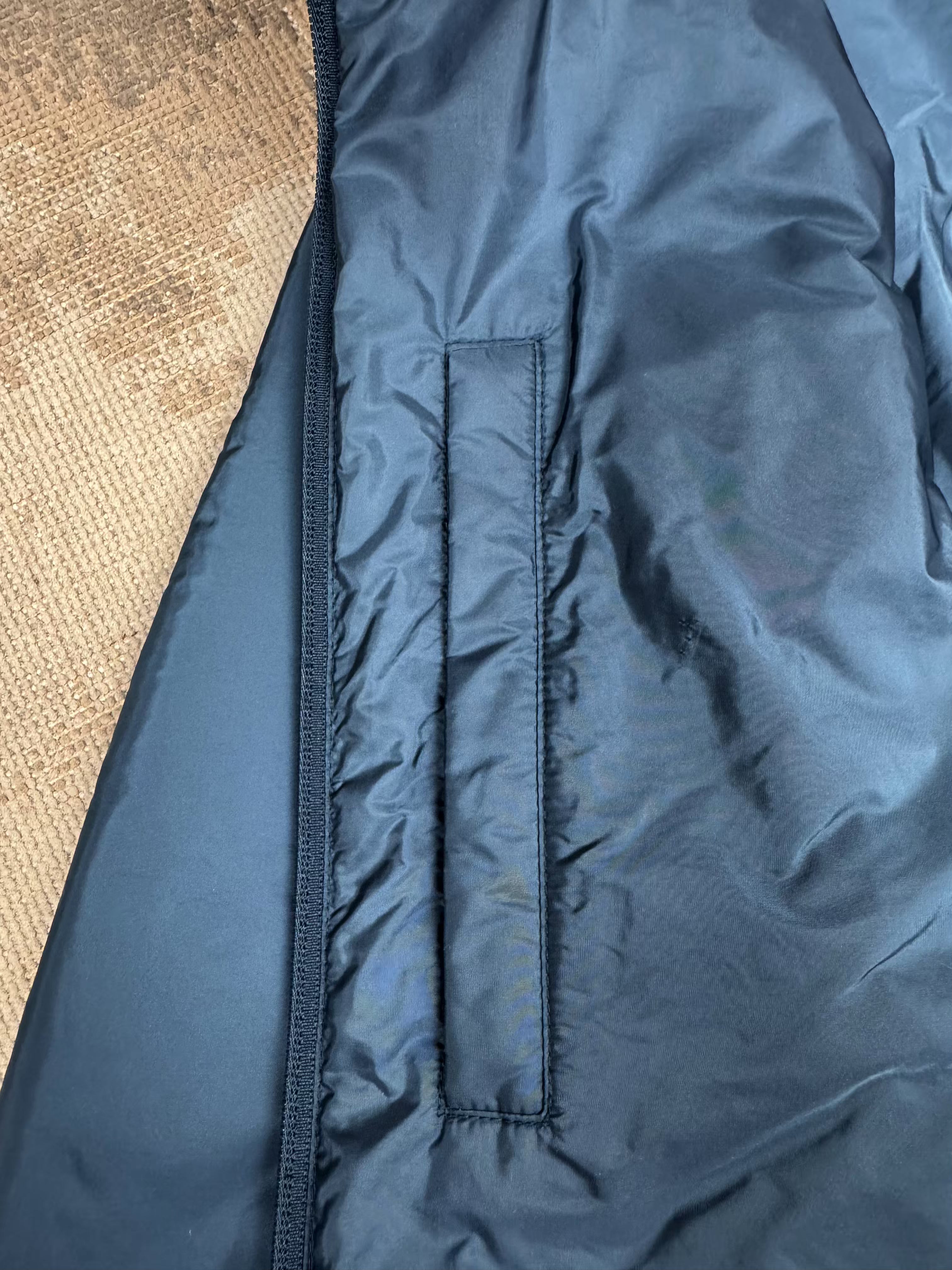 Prada Re-Nylon Applique Jacket - Steel Blue Prada