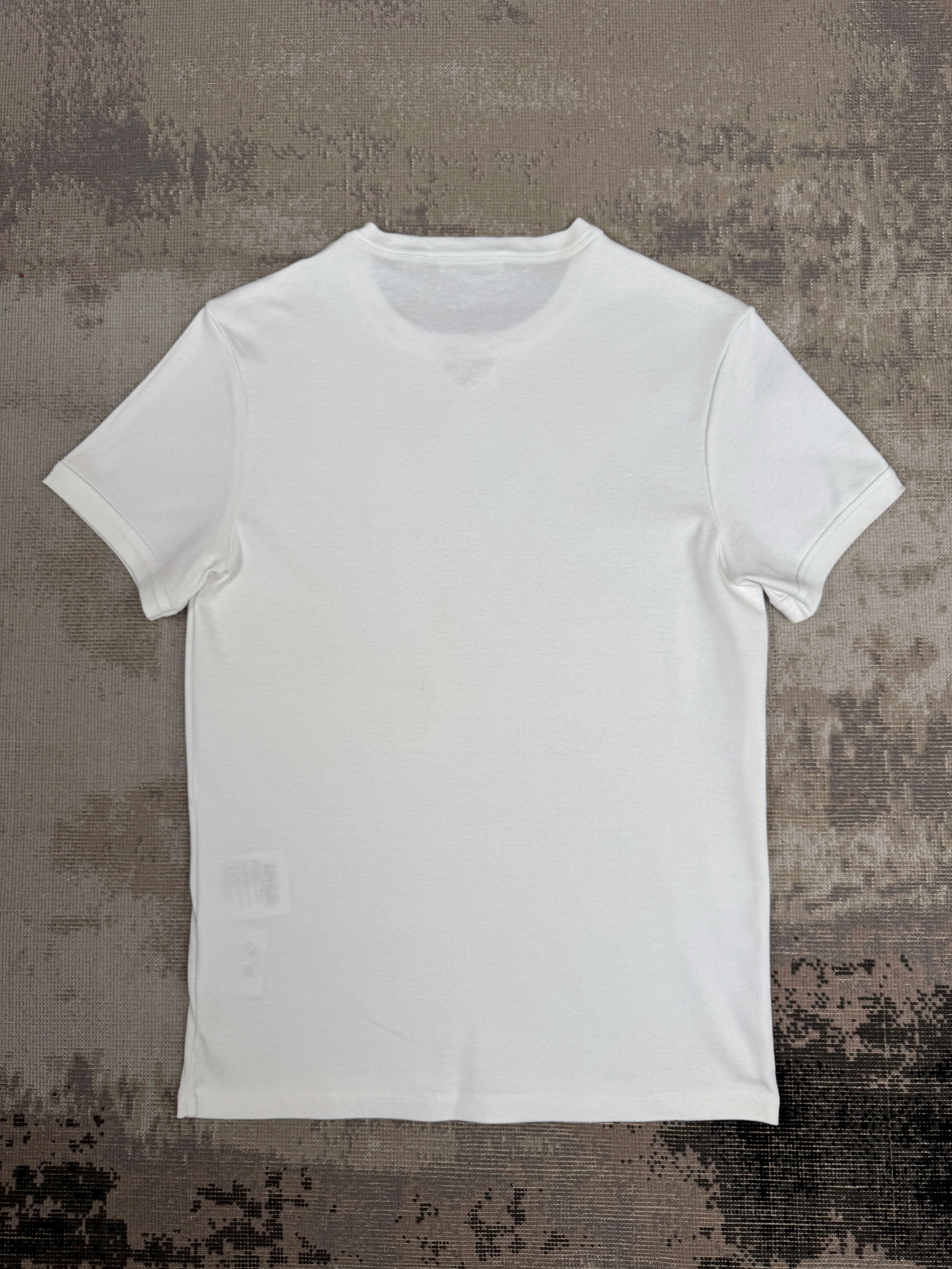 Prada Plaque T-Shirt - White Prada