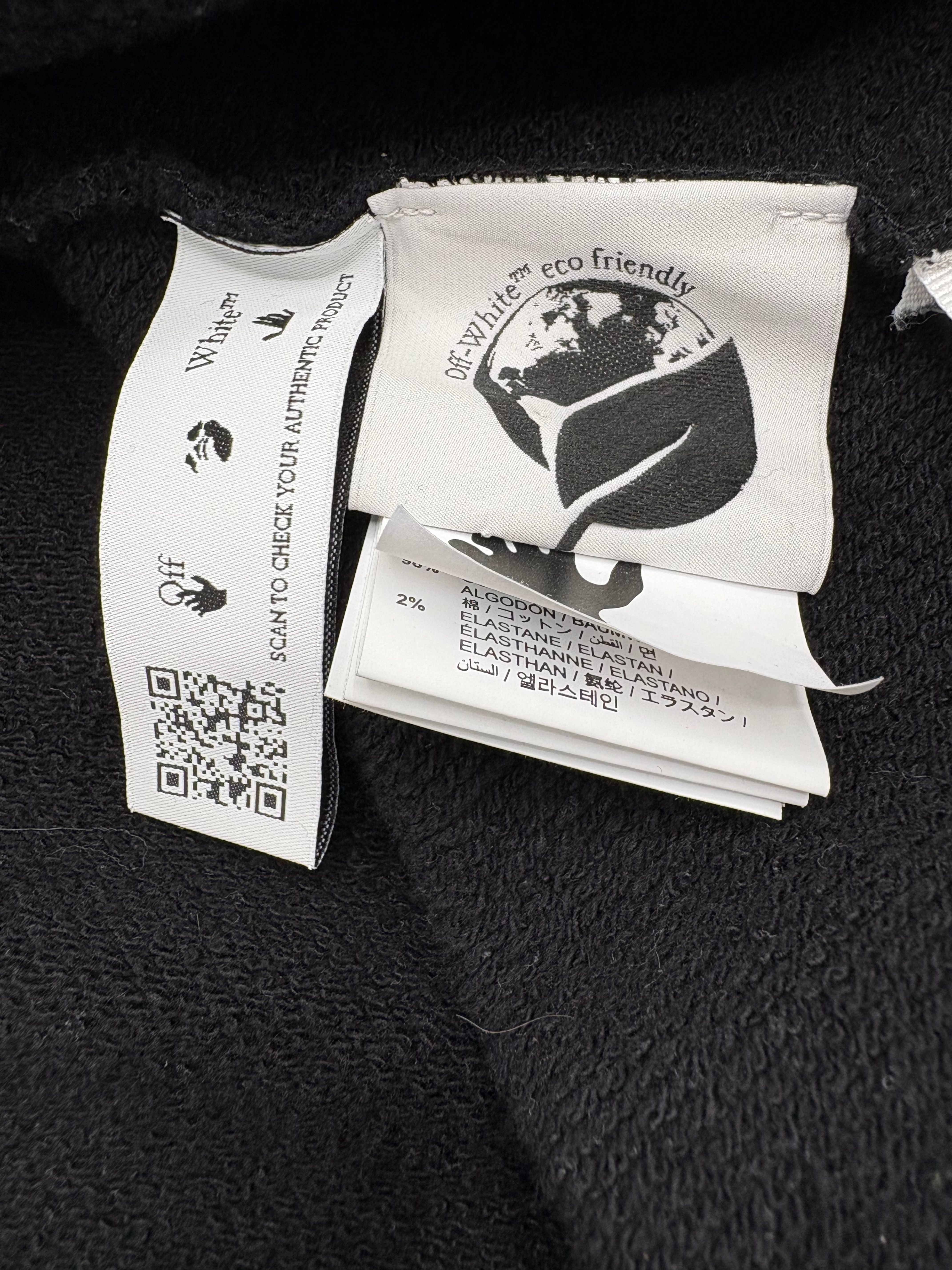 Off-White Chain Arrow Print Hoodie - Black Off-White