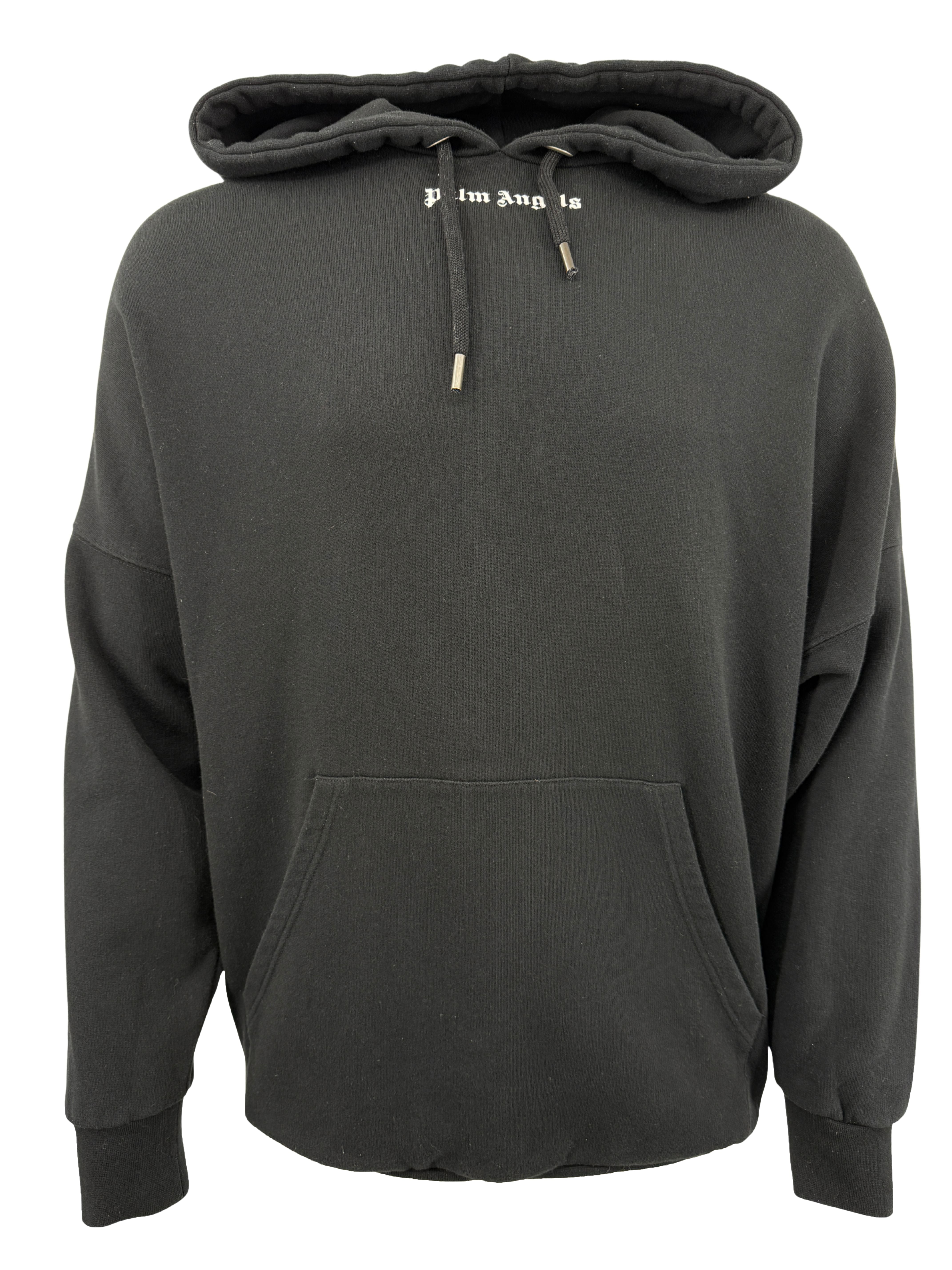 Palm Angels Logo Hoodie - Black Palm Angels