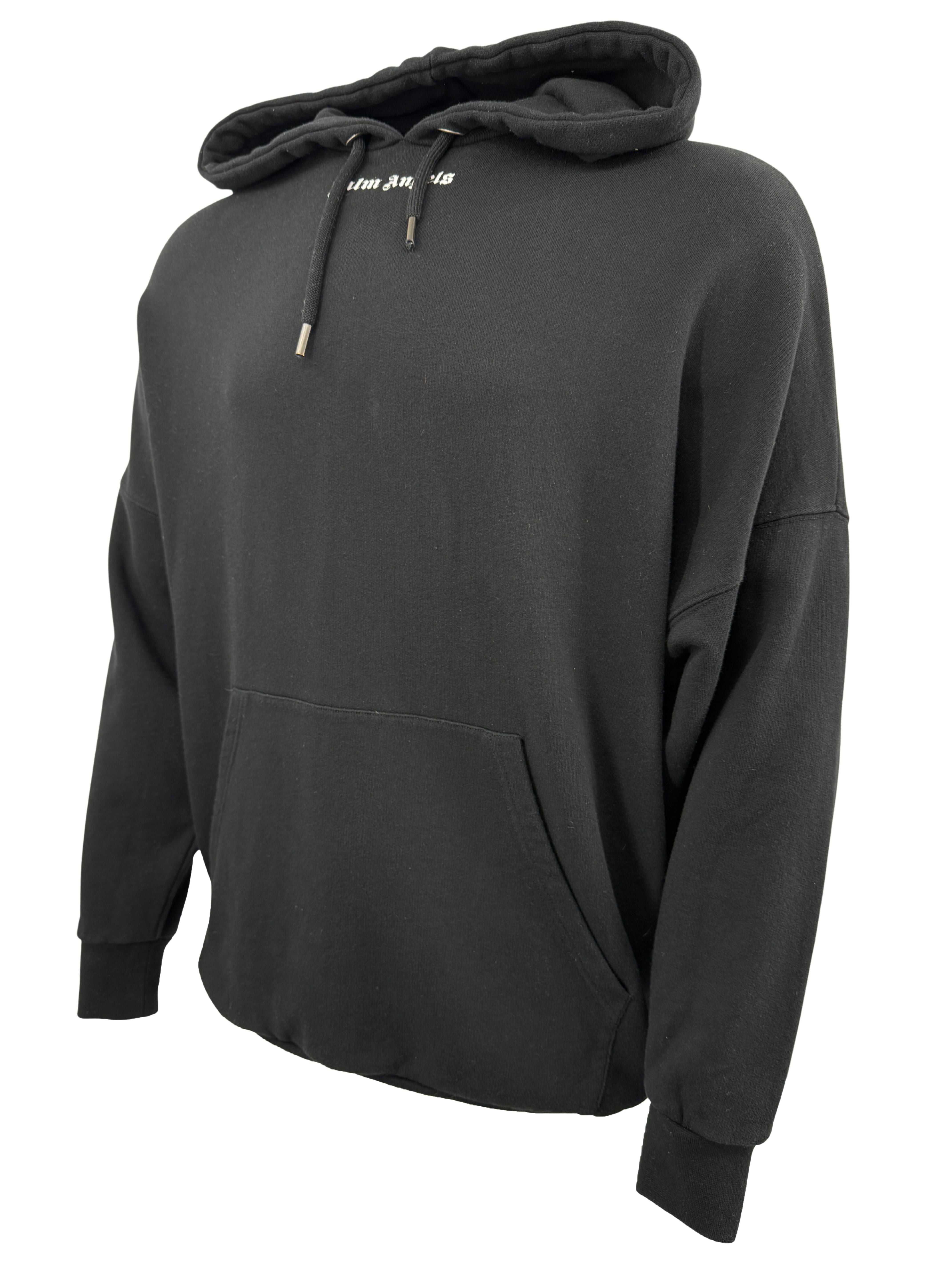 Palm Angels Logo Hoodie - Black Palm Angels