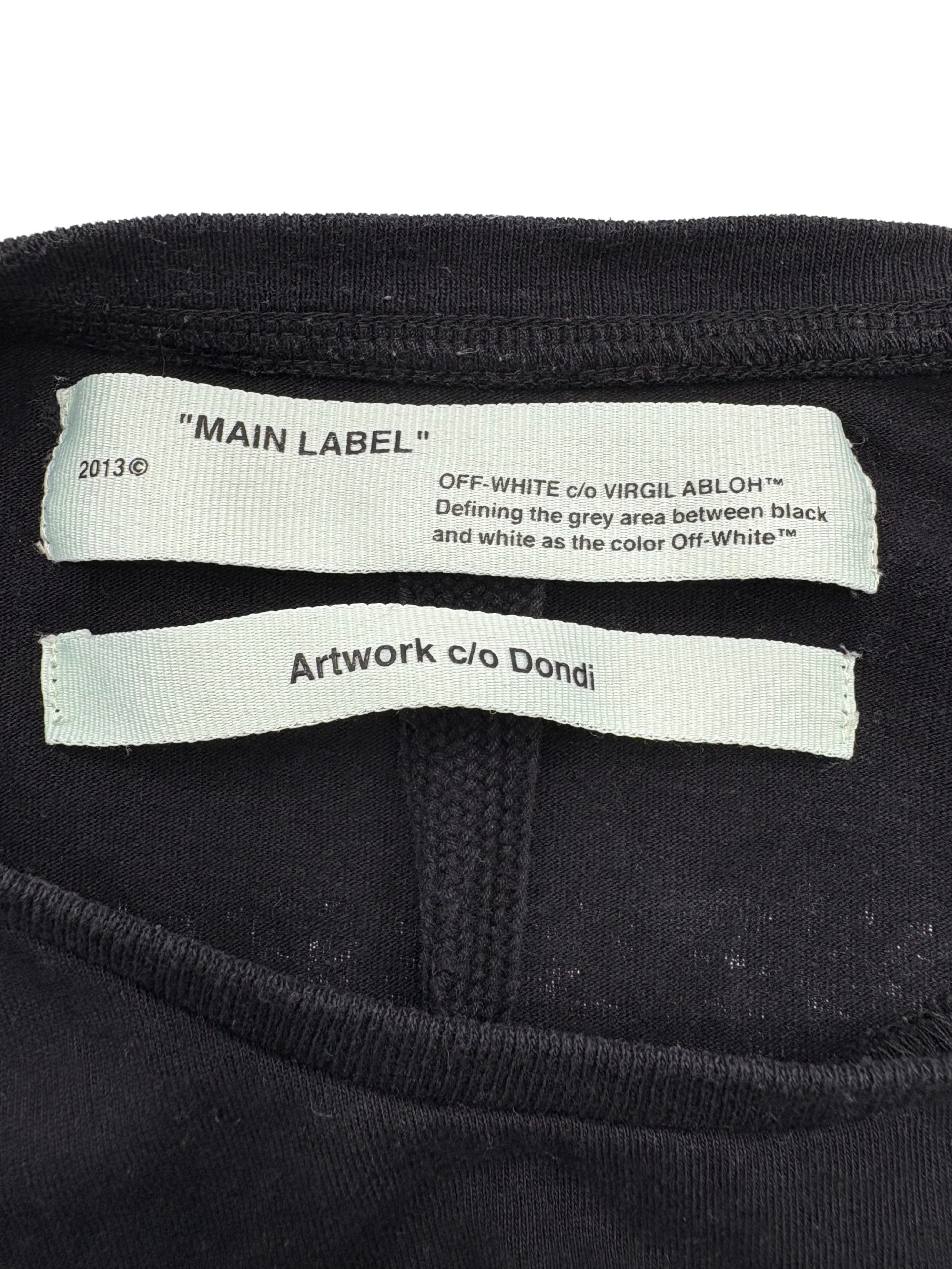 Off-White X Dondi Graffiti Girl T-Shirt - Black Off-White