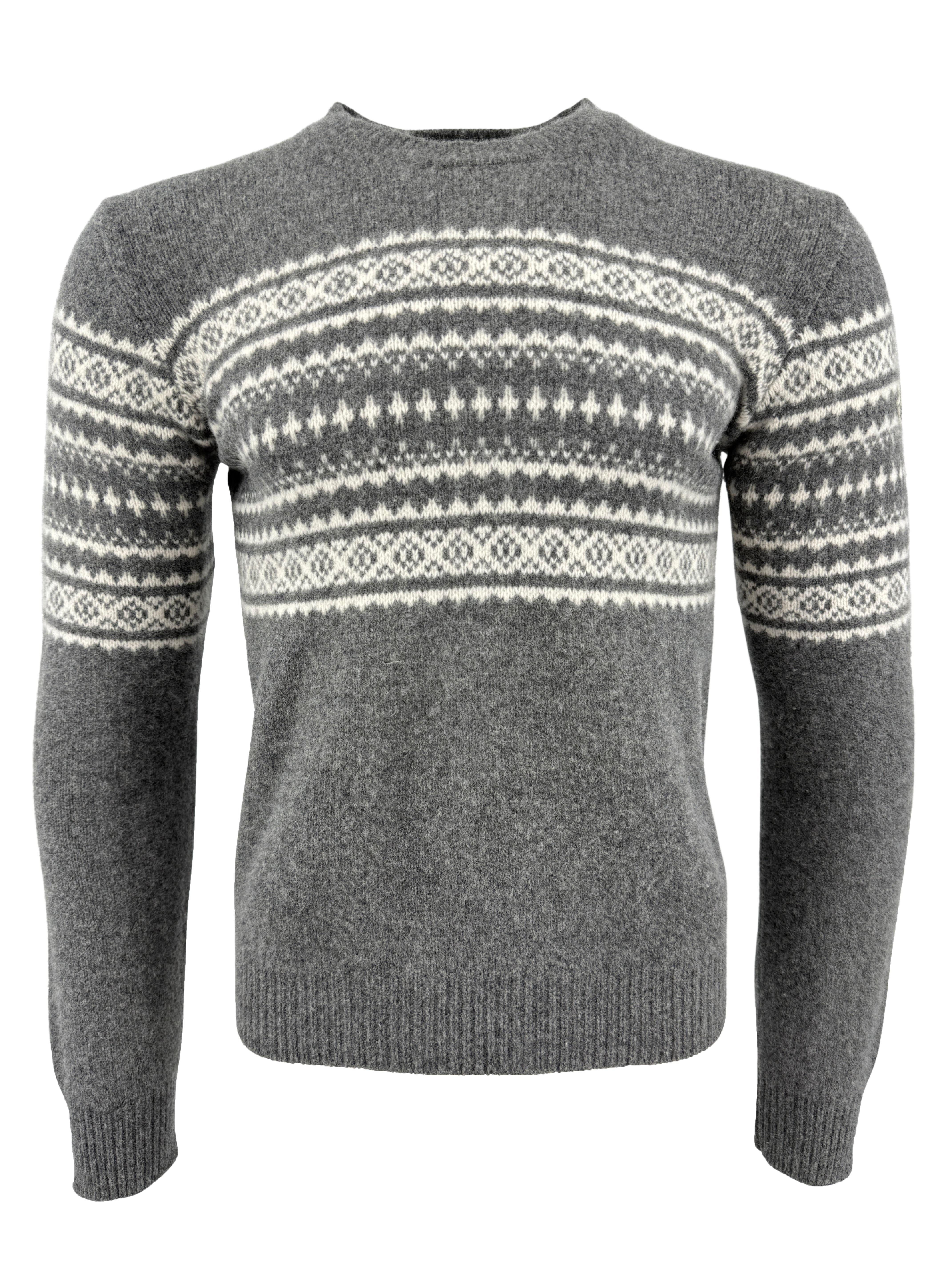 Moncler Badge Knit Jumper - Grey Moncler