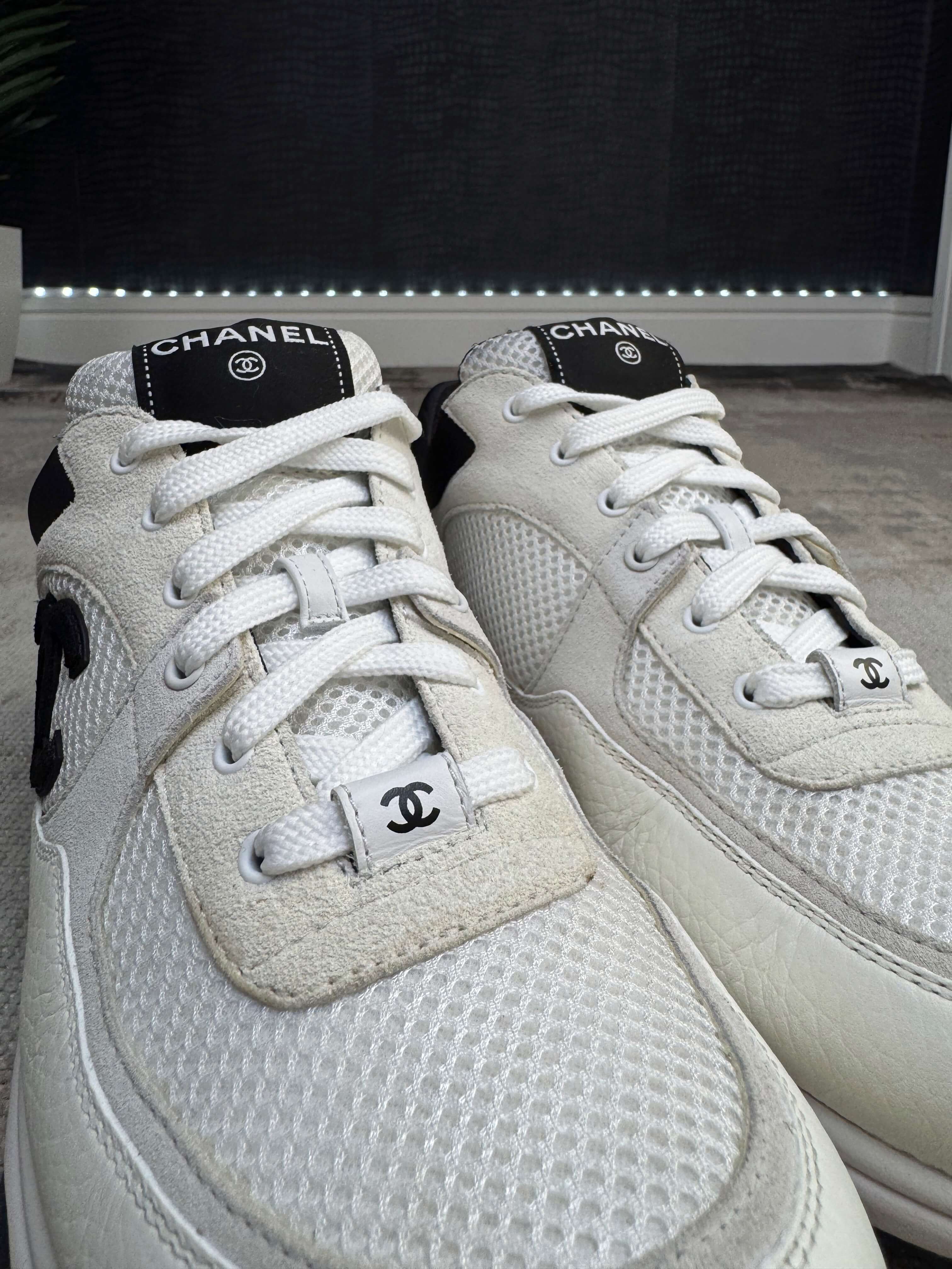 Chanel CC Runners - White Chanel