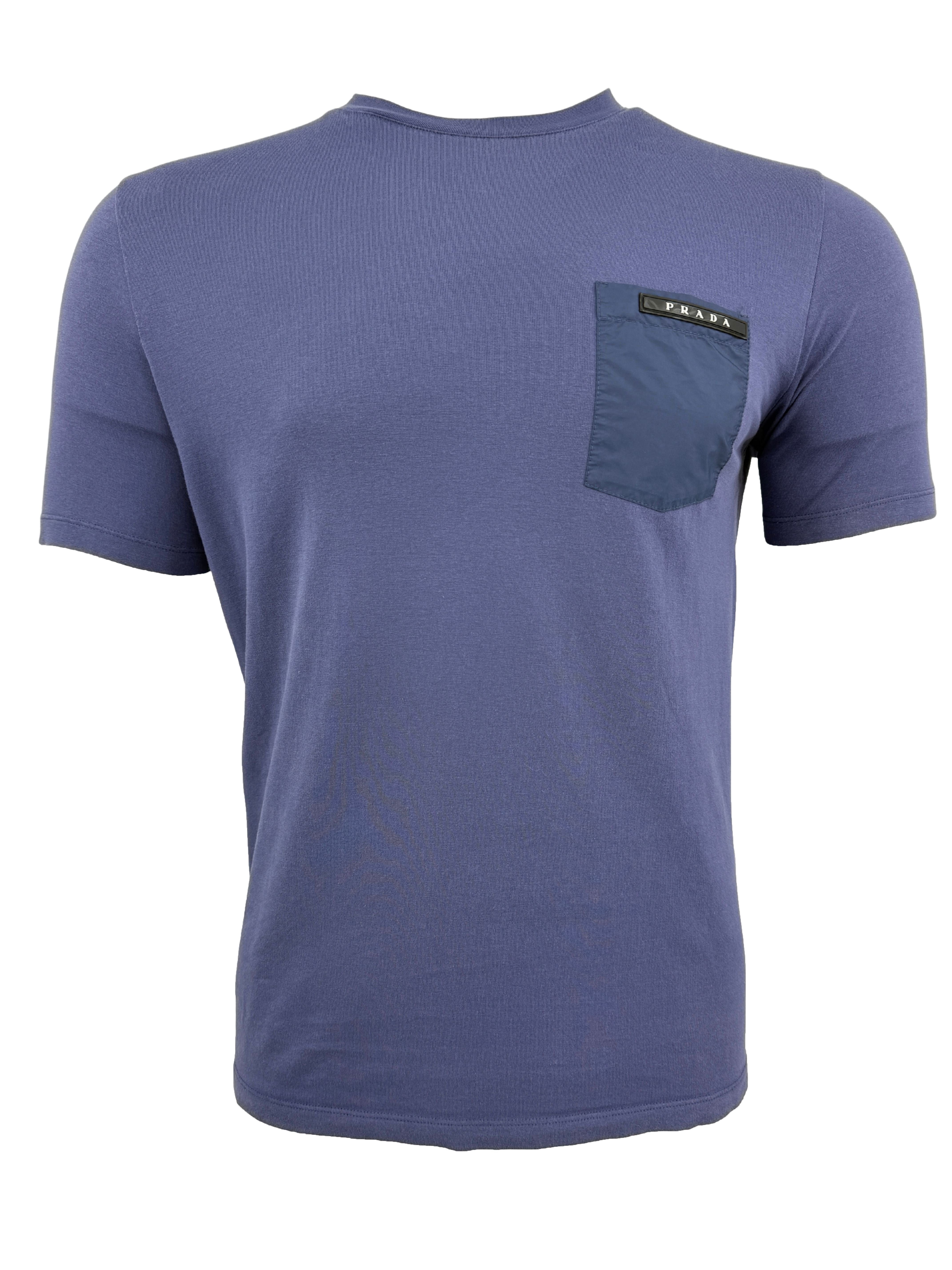 Prada Nylon Pocket T-Shirt - Blue Prada