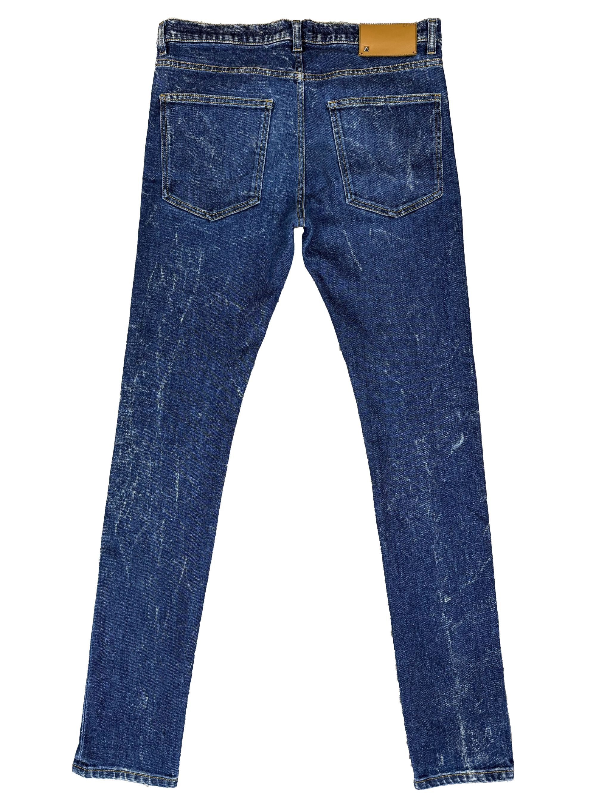 Valentino Marble Wash Jeans - Navy Valentino