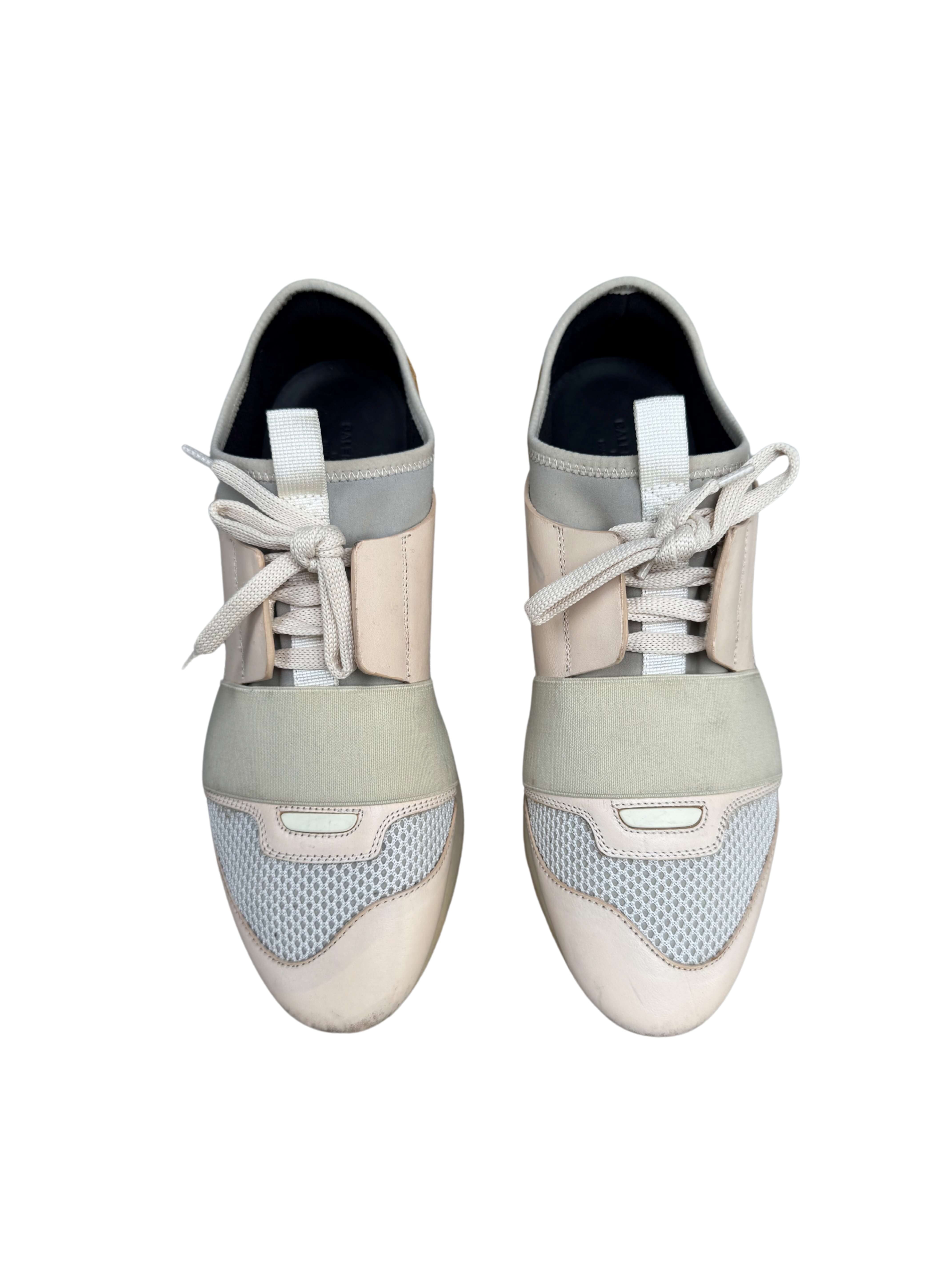 WOMEN'S - Balenciaga Race Runners - Nude Pink