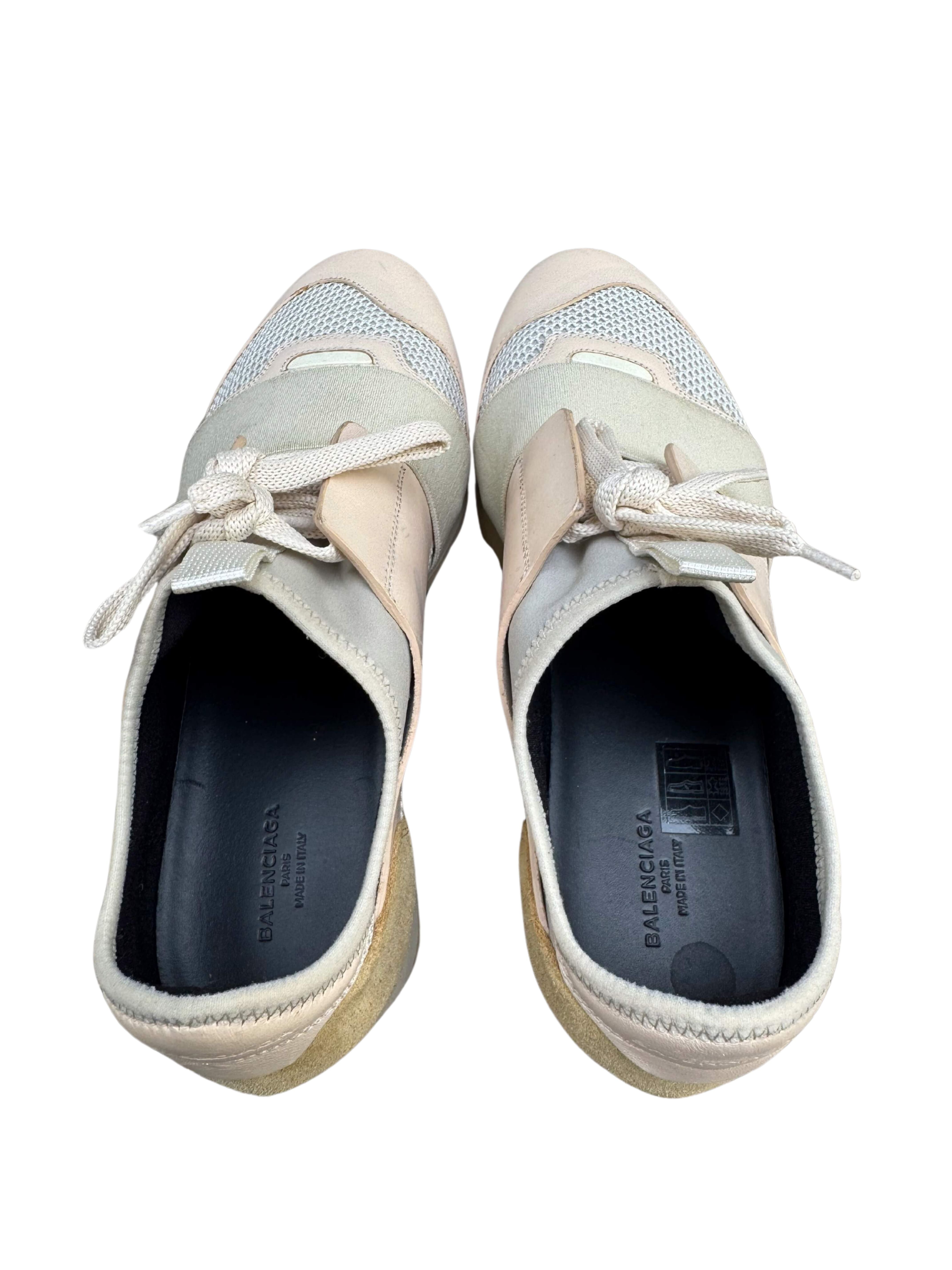WOMEN'S - Balenciaga Race Runners - Nude Pink