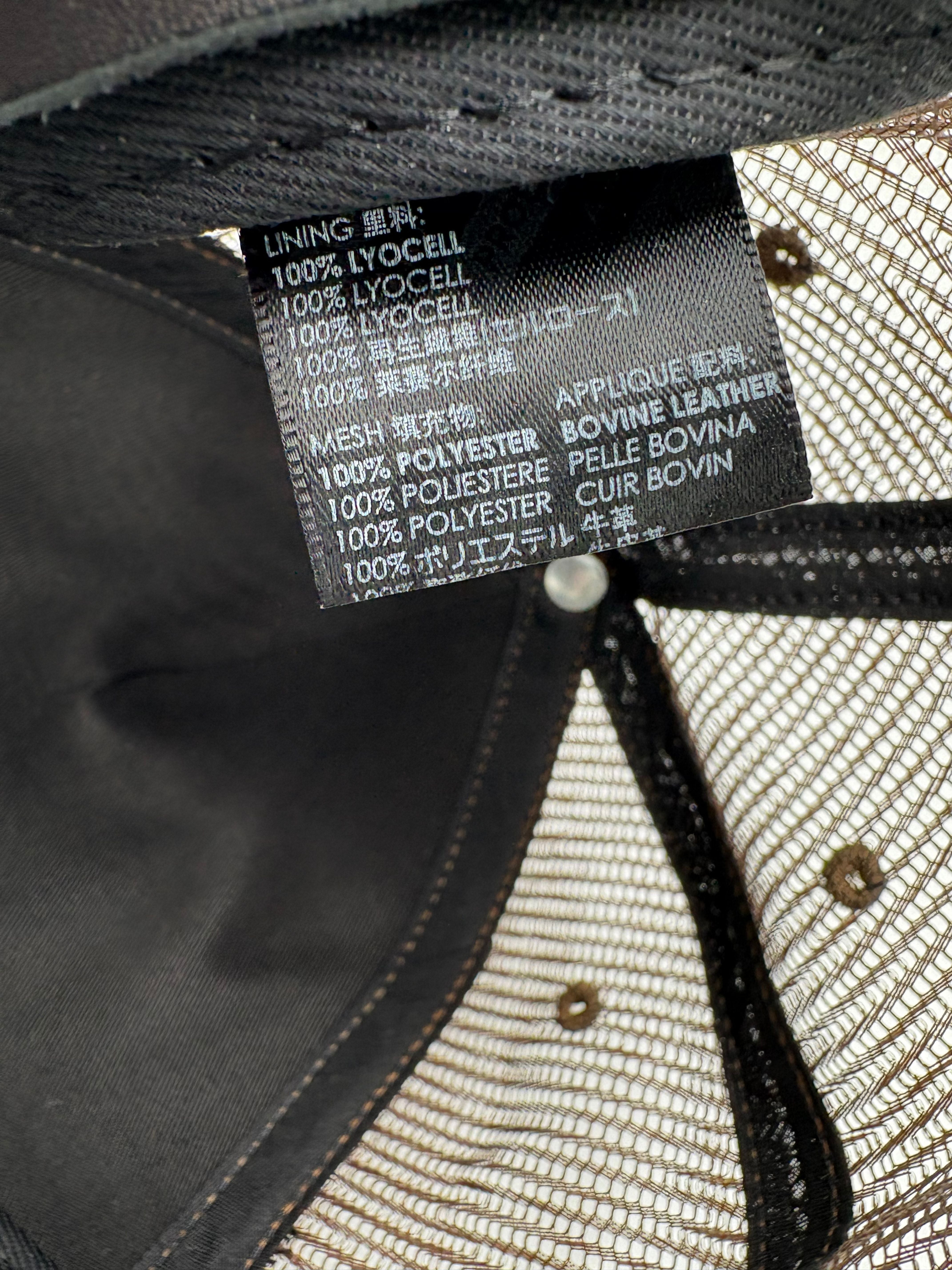 Amiri Three Star Trucker Cap - Brown NO SKU Amiri