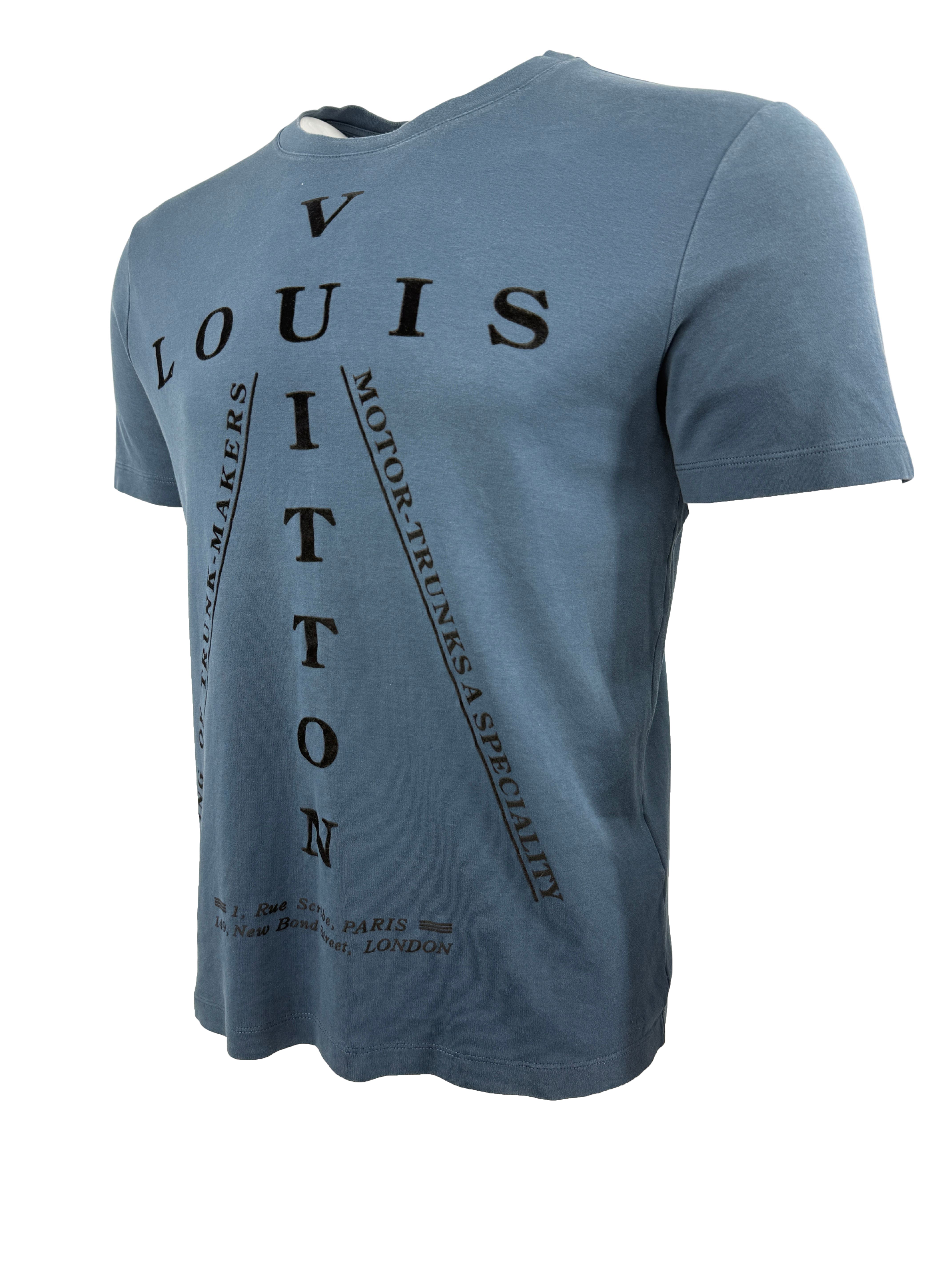 Louis Vuitton King Of Trunk-Makers T-Shirt - Blue Louis Vuitton