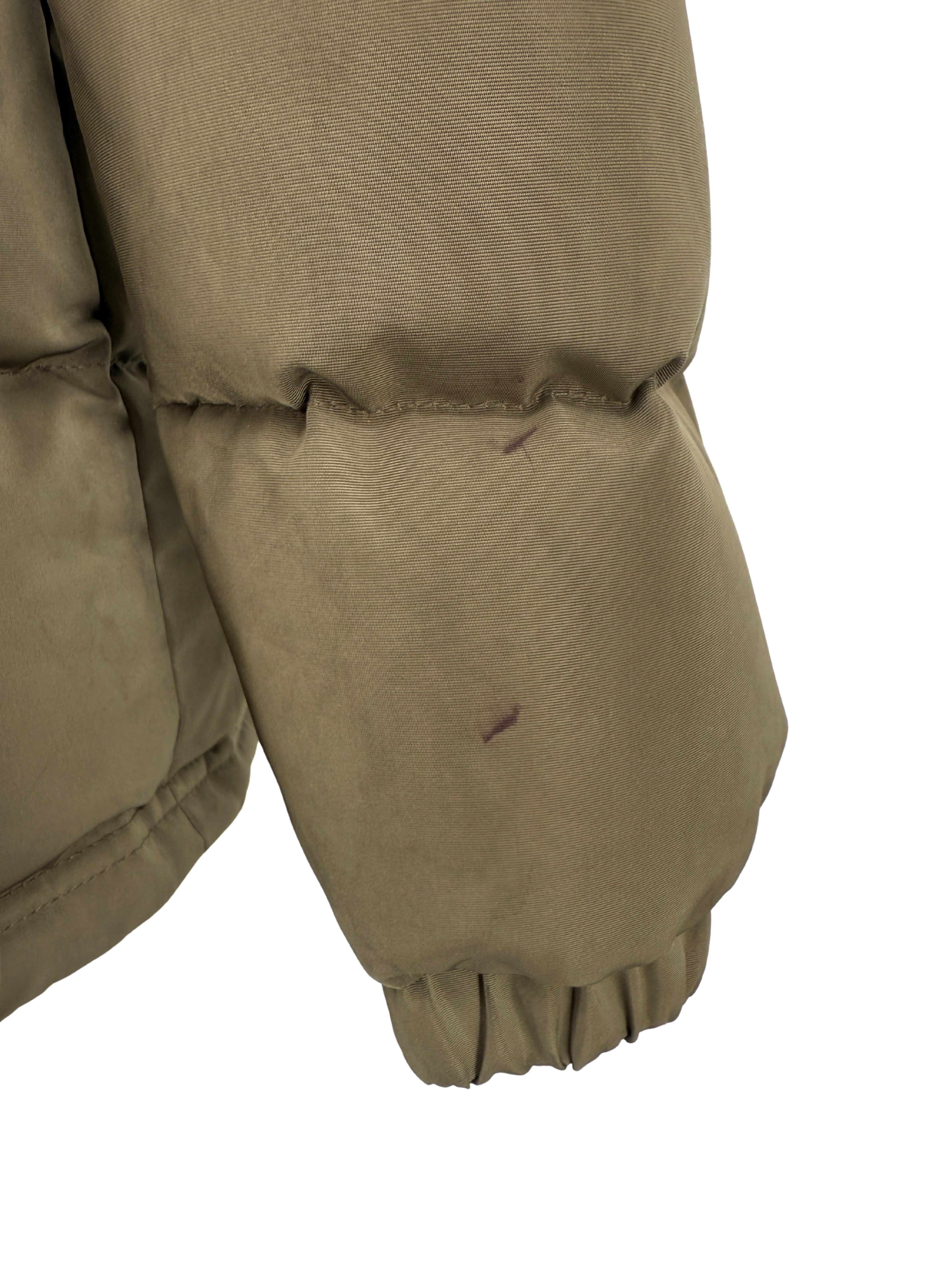 KID'S Moose Knuckles Shearling Trim Parka - Khaki Moose Knuckles