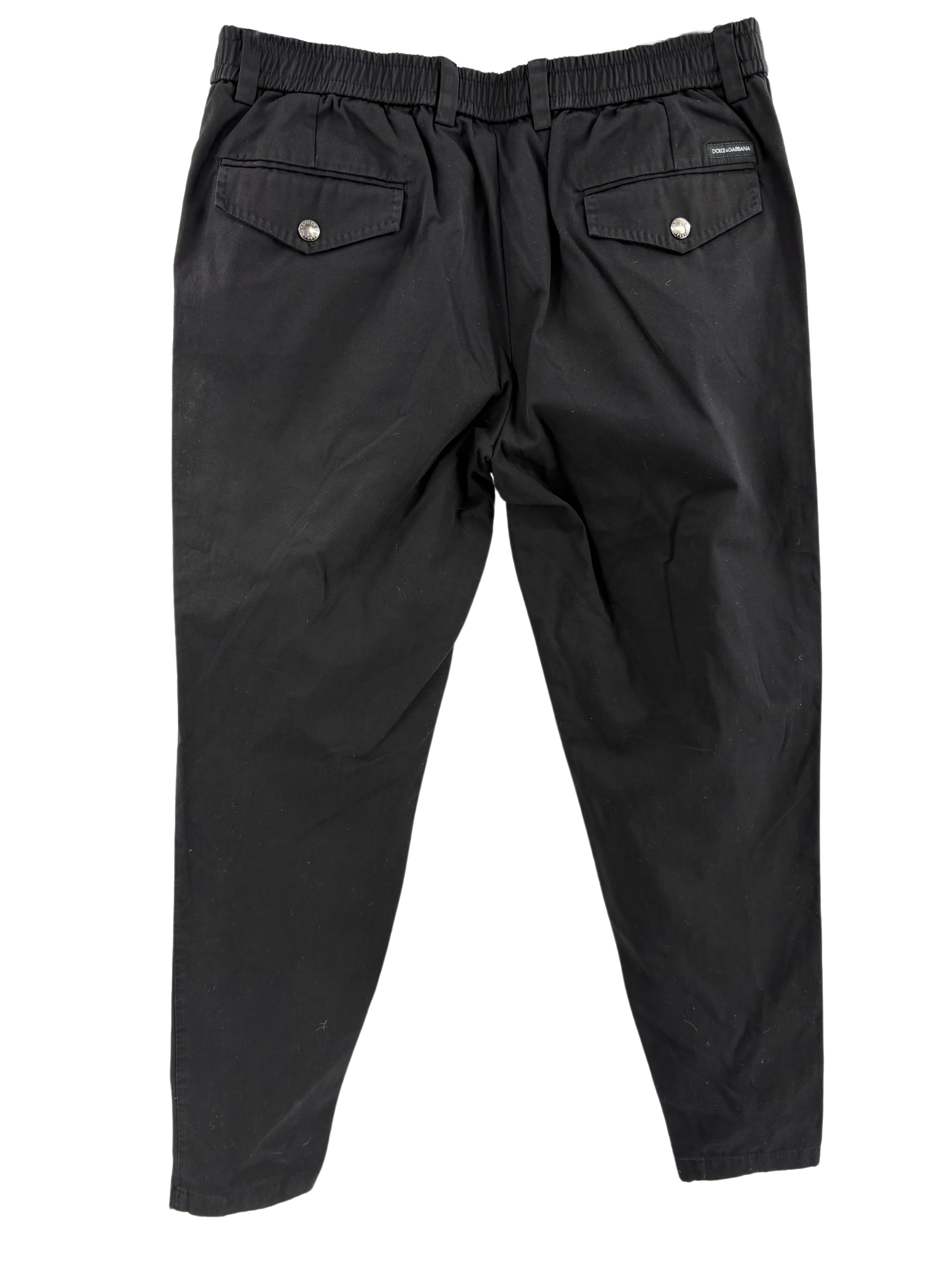 Dolce & Gabbana Chinos- Black Dolce & Gabbana