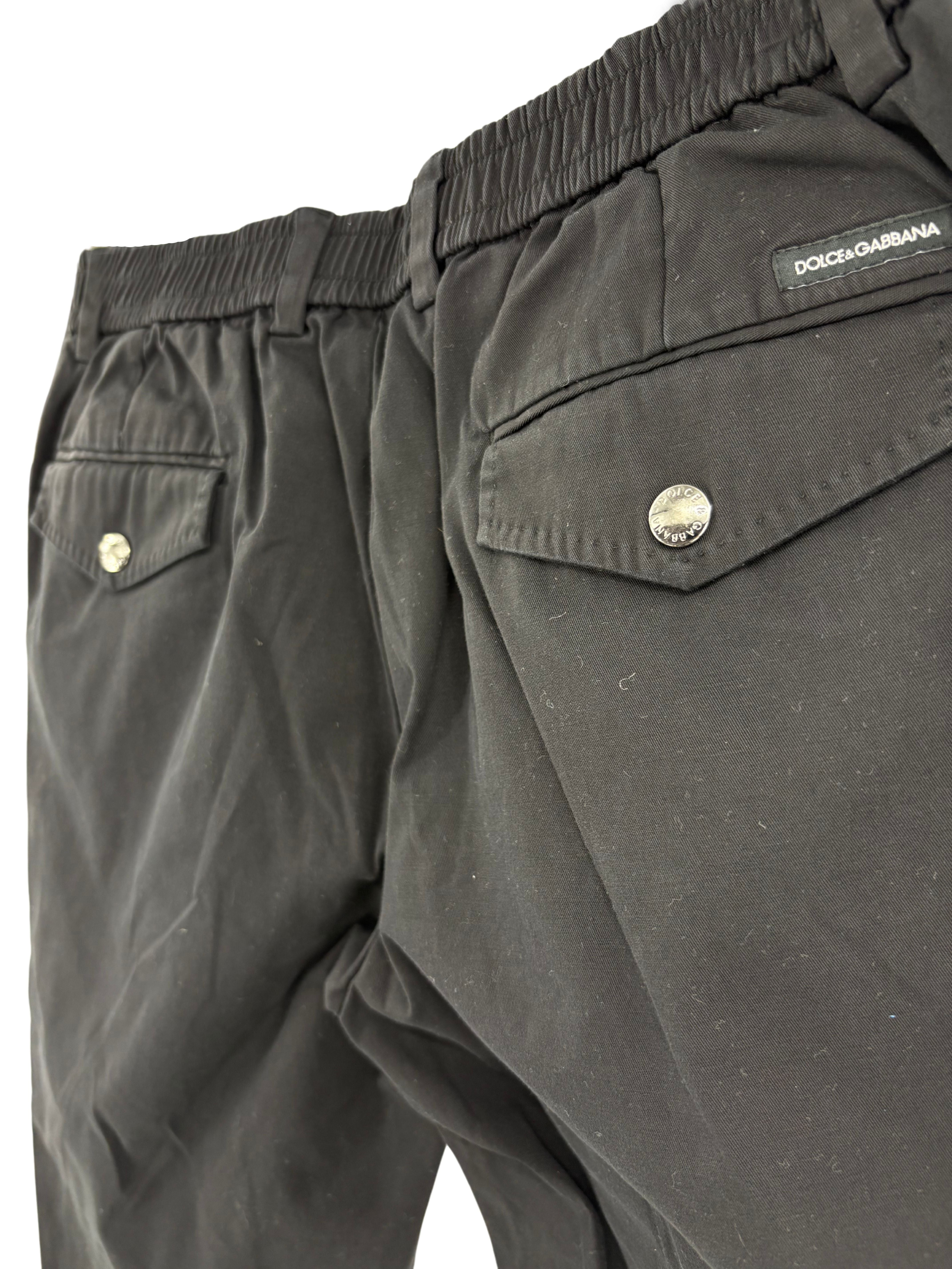 Dolce & Gabbana Chinos- Black Dolce & Gabbana