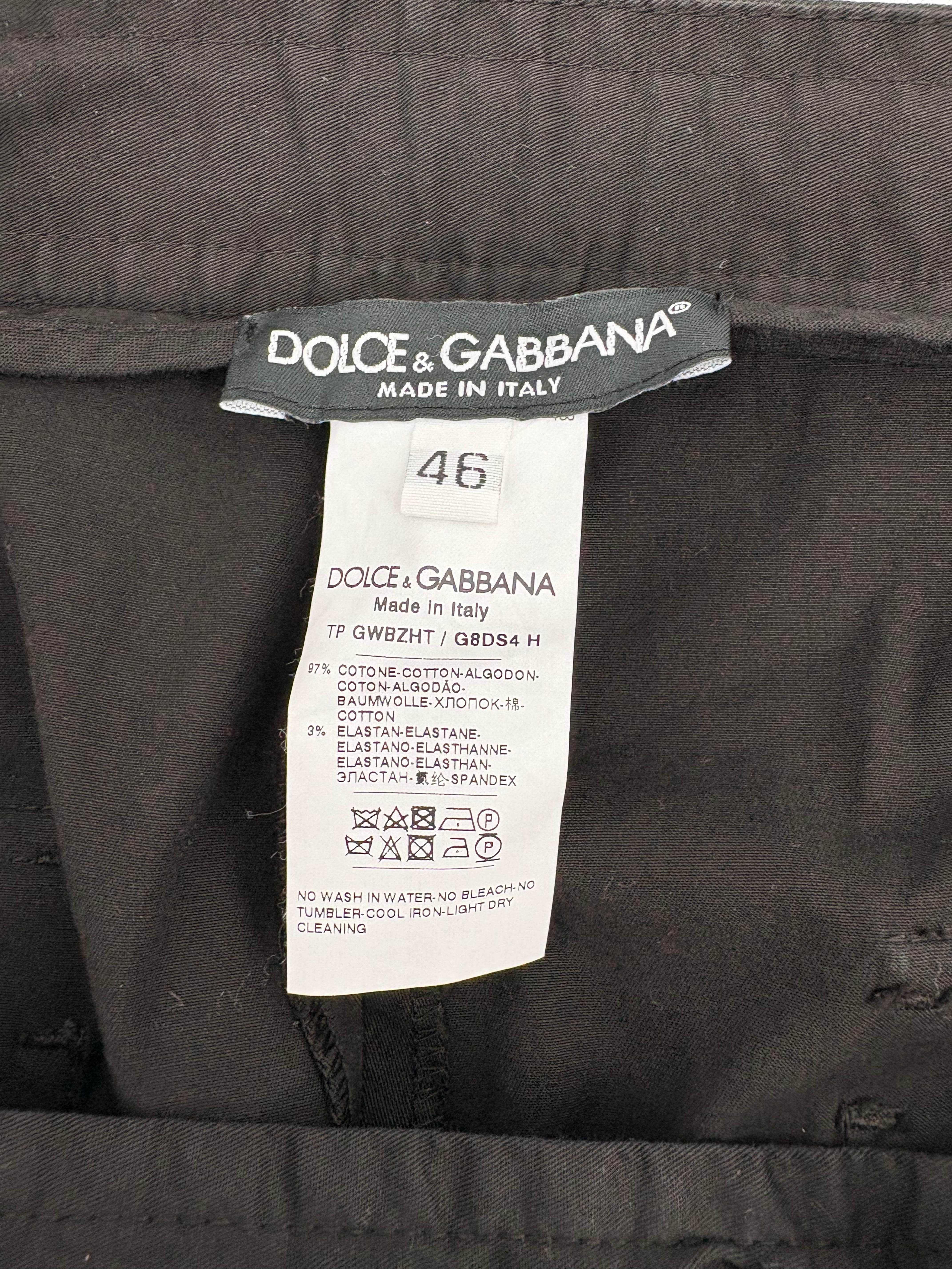 Dolce & Gabbana Pocket Cargos - Black Dolce & Gabbana