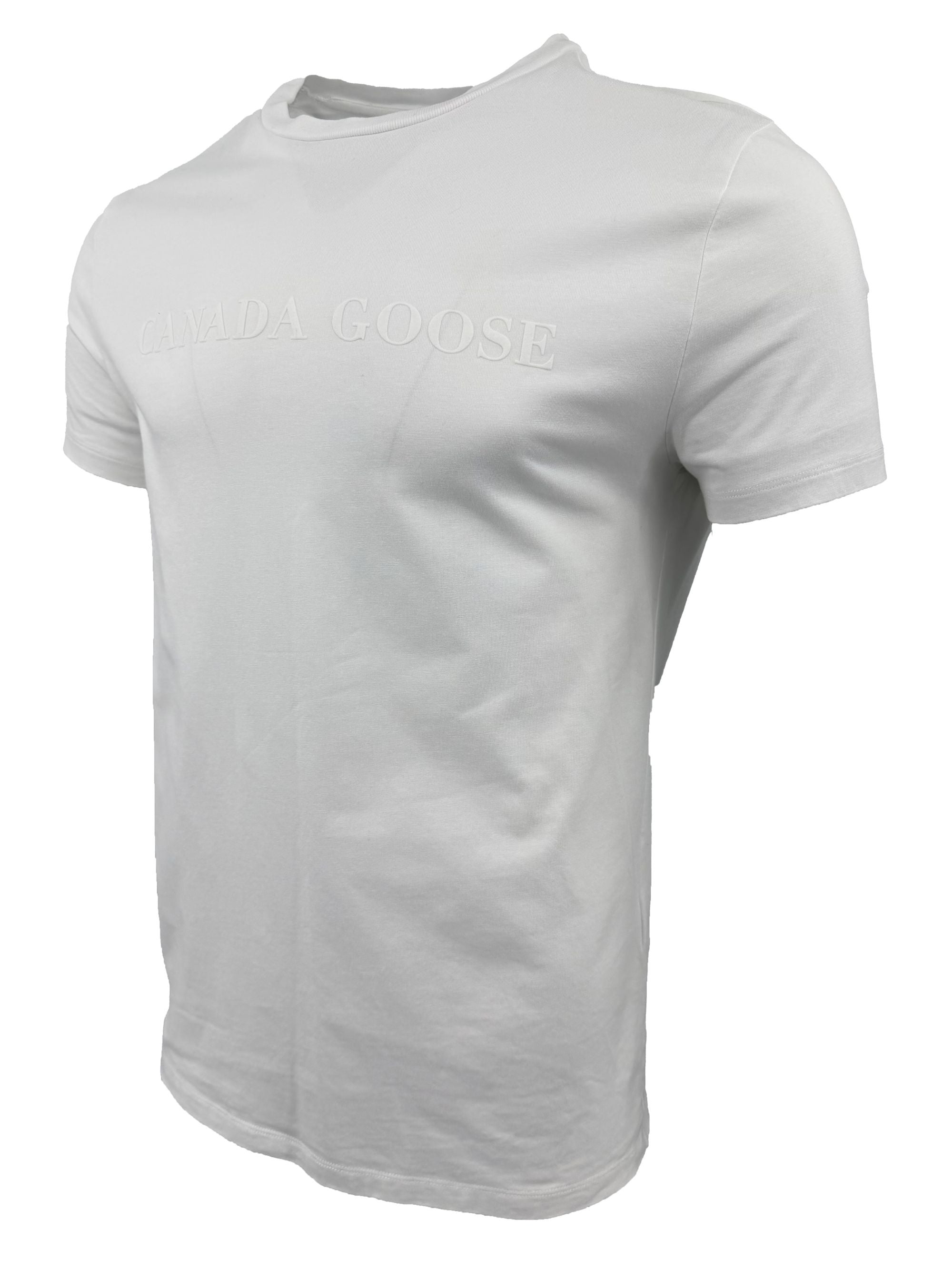 Canada Goose Embroidered Logo T-Shirt - White Canada Goose