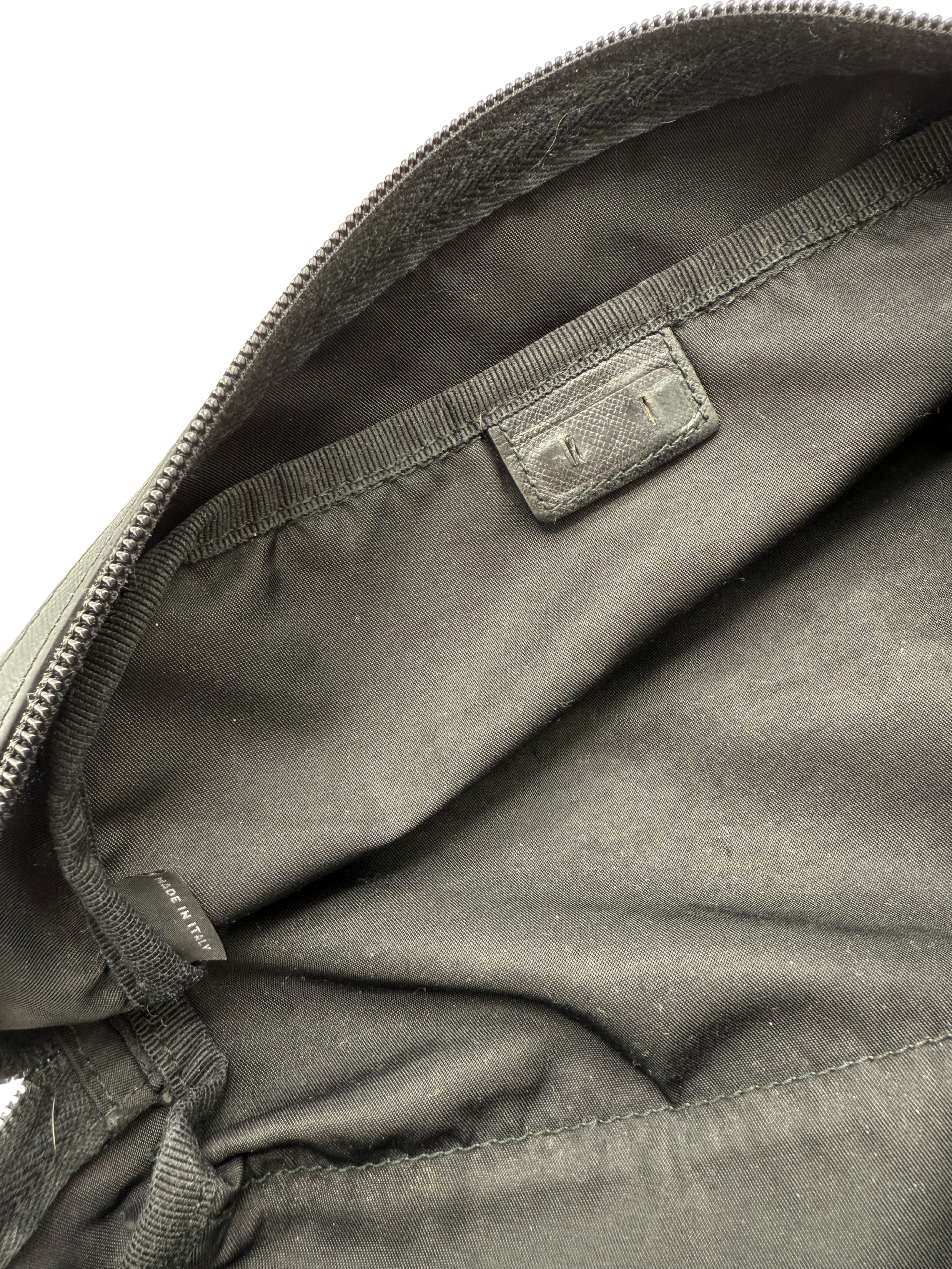 Prada Re-Nylon and Saffiano Necessaire Wash Bag - Black Prada