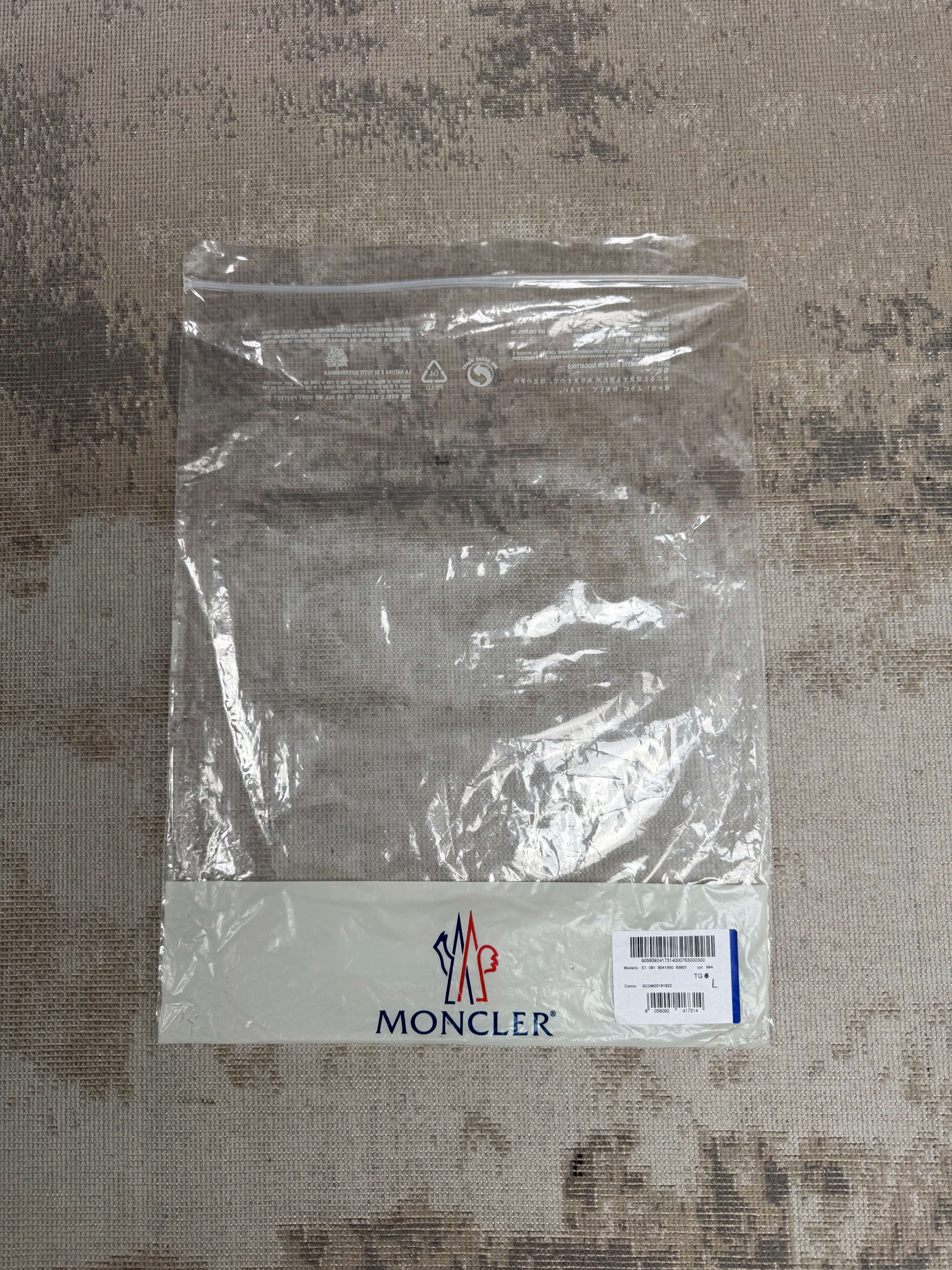 Moncler Embroidered Logo T-Shirt - Khaki Moncler