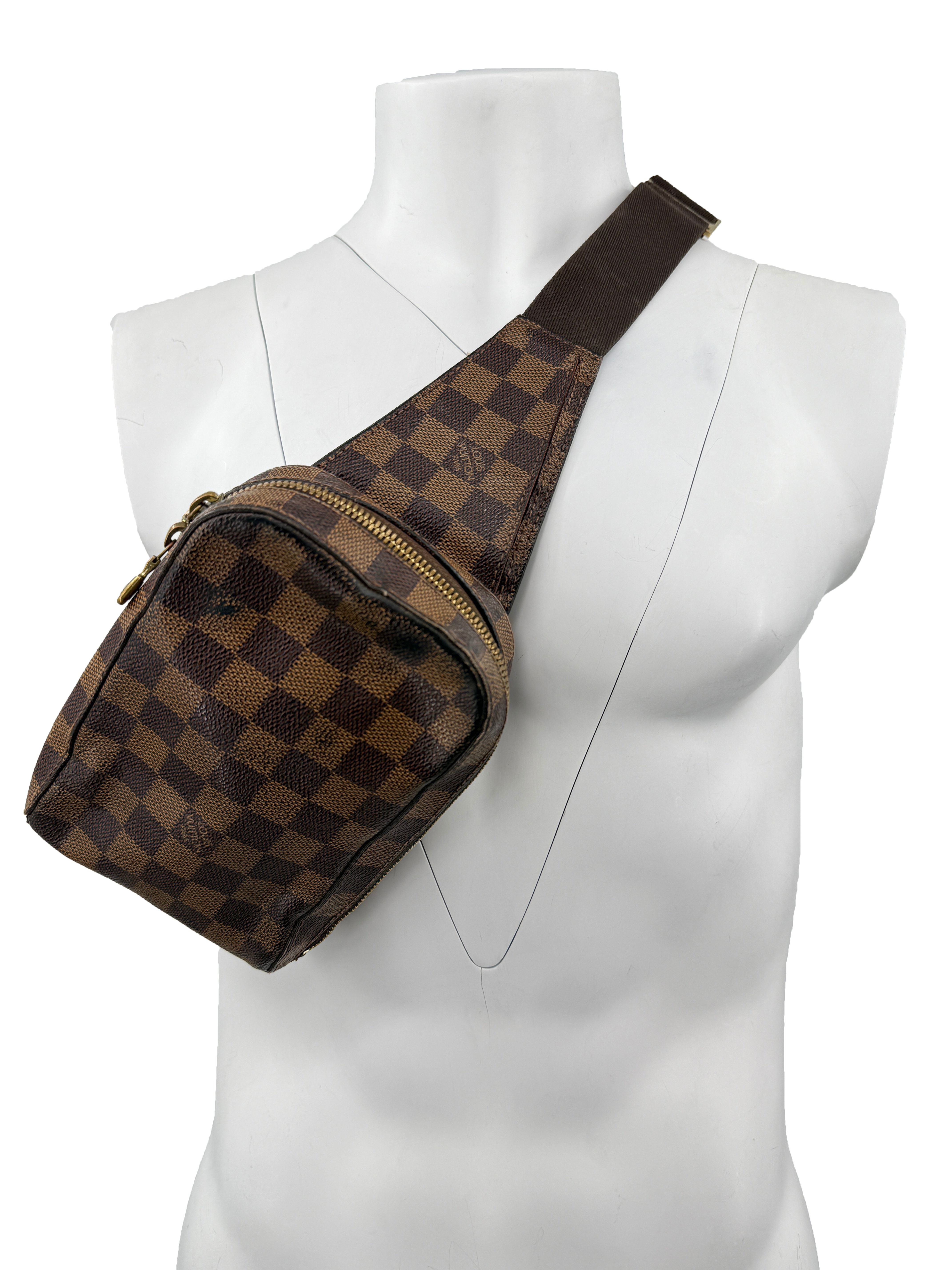 Louis Vuitton Geronimos Damier Ebene Bag - Brown Louis Vuitton