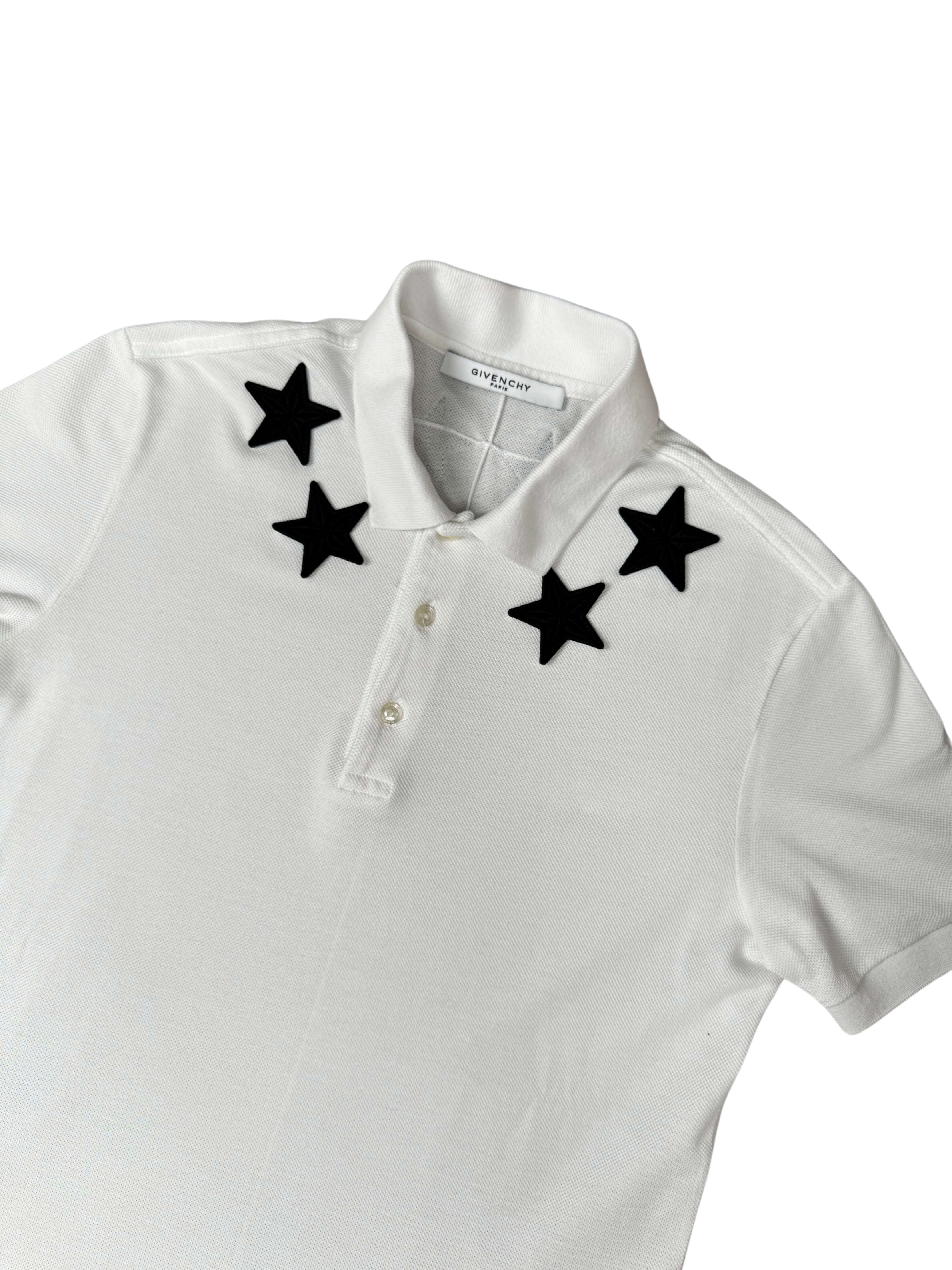 Givenchy Star Polo - White