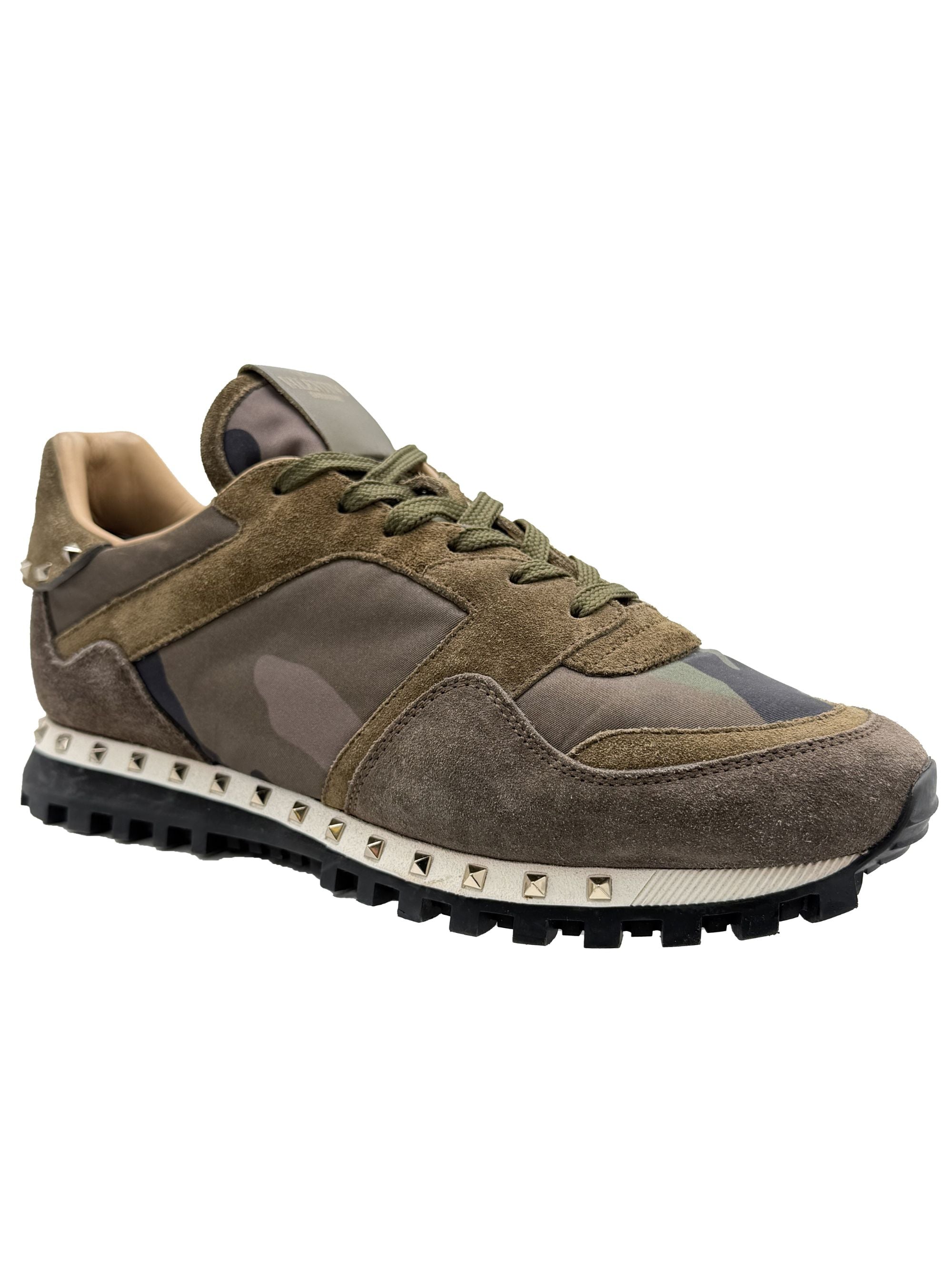 Valentino Rockrunner Trainers - Khaki Valentino