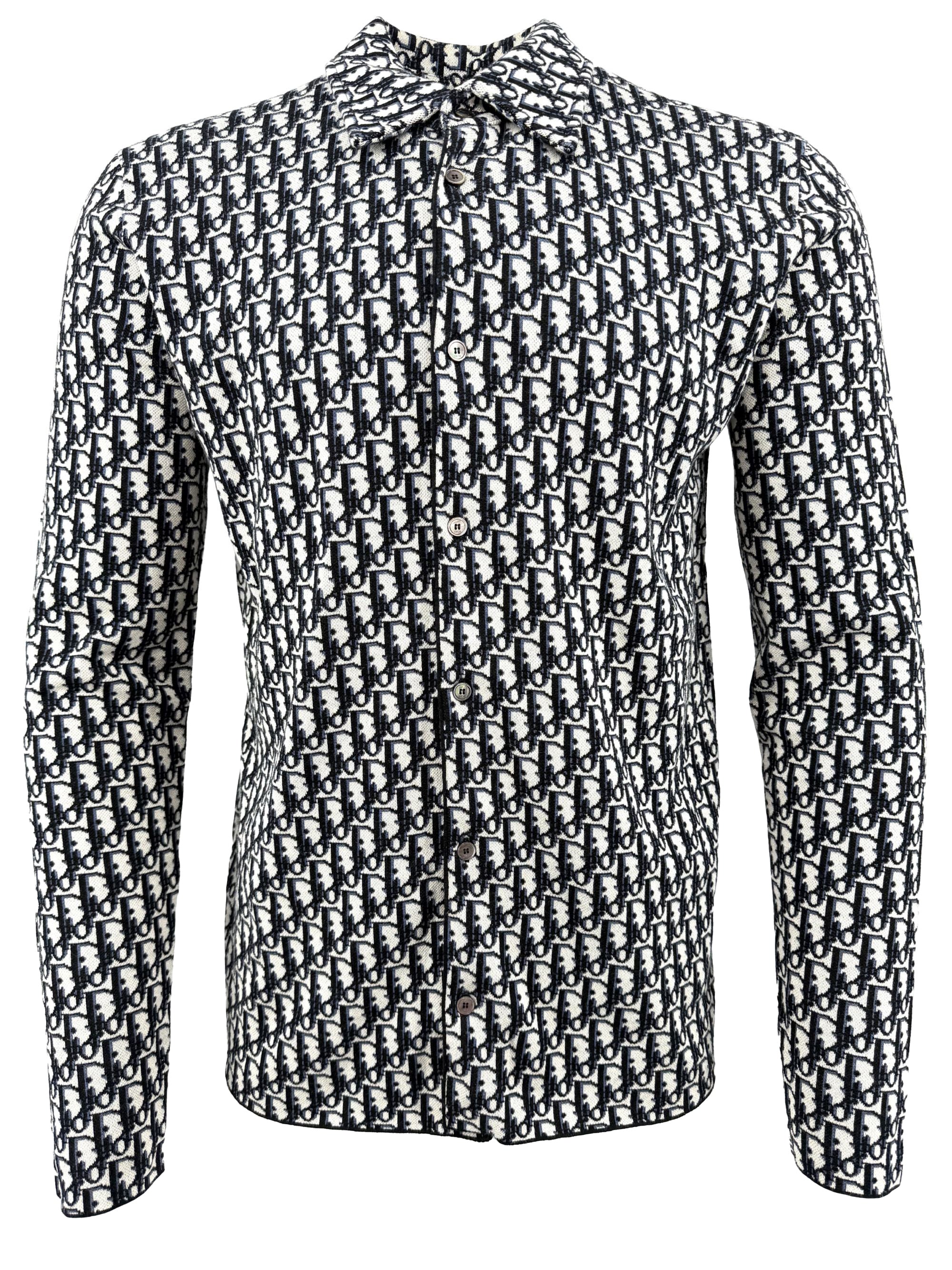 Dior Oblique Jacquard Overshirt - Navy Dior