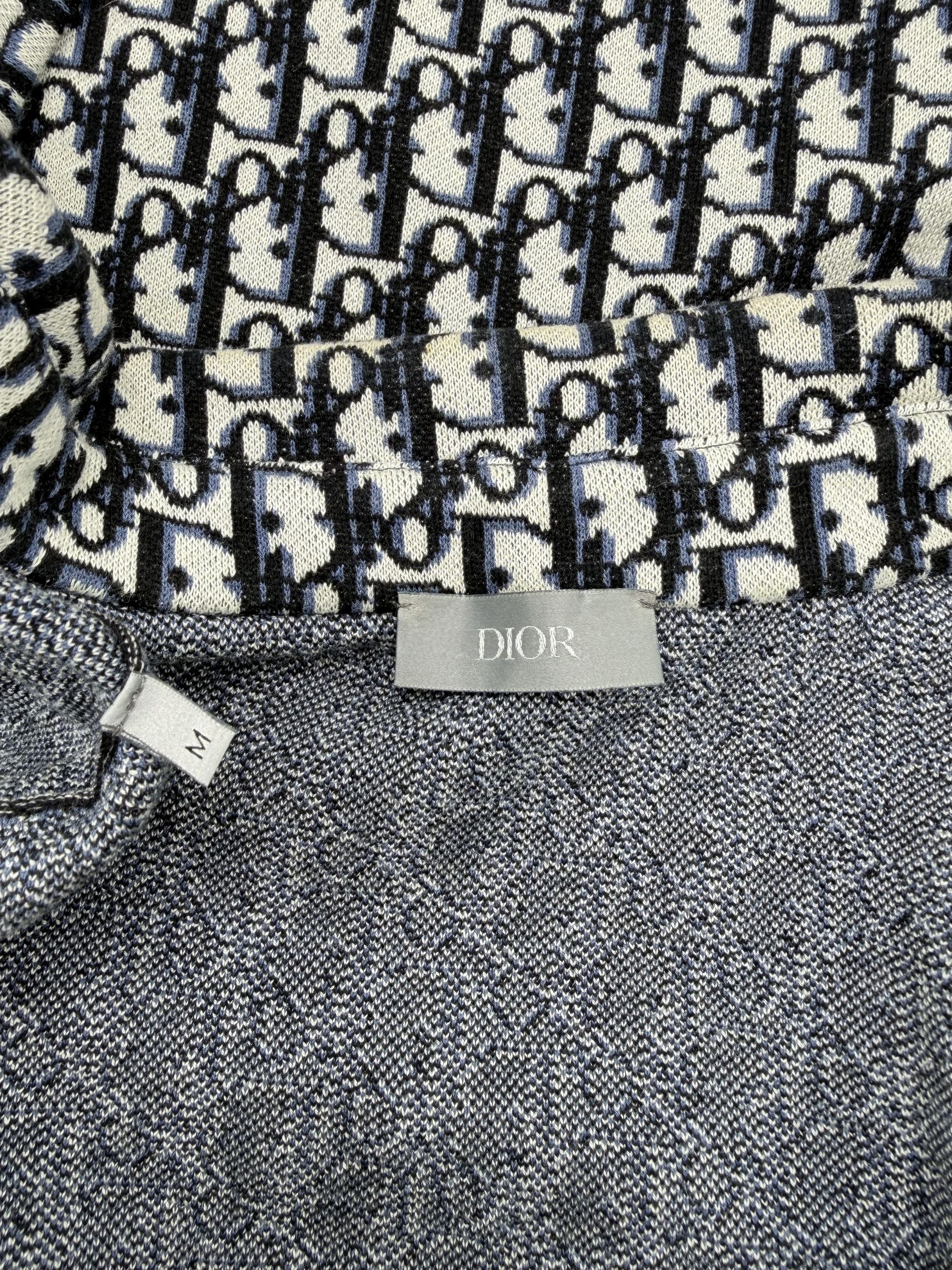 Dior Oblique Jacquard Overshirt - Navy Dior