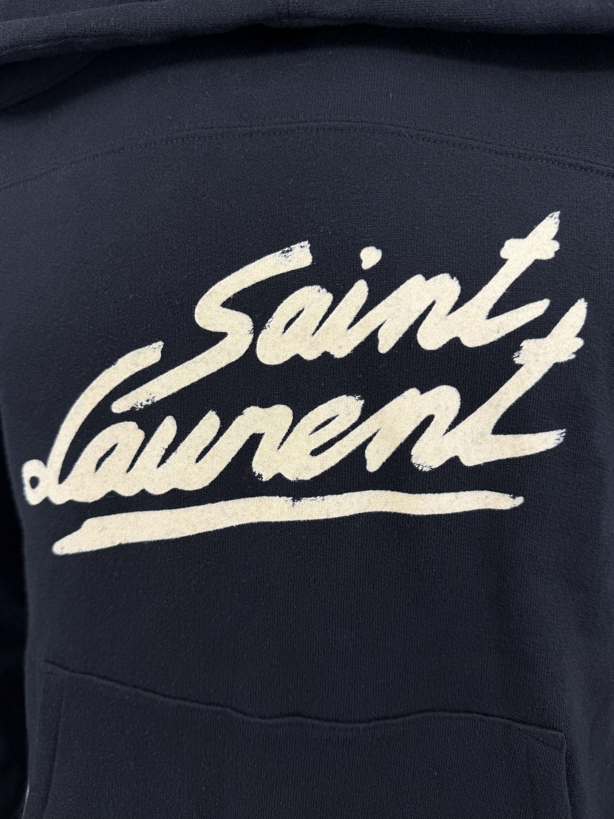Saint Laurent Paris Hoodie - Black Yves Saint Laurent