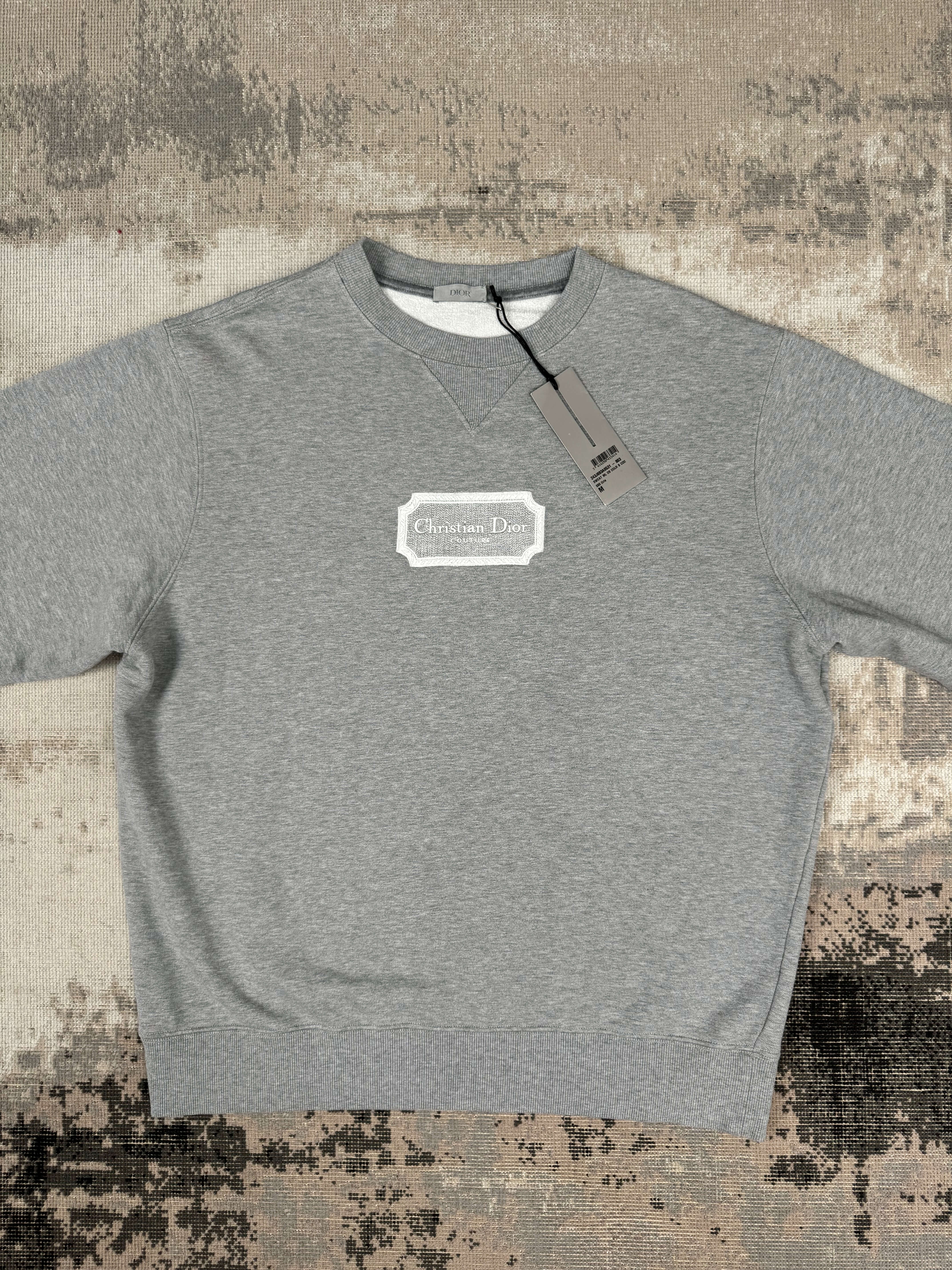 Dior Couture Cotton Sweatshirt - Grey (Unused) Dior