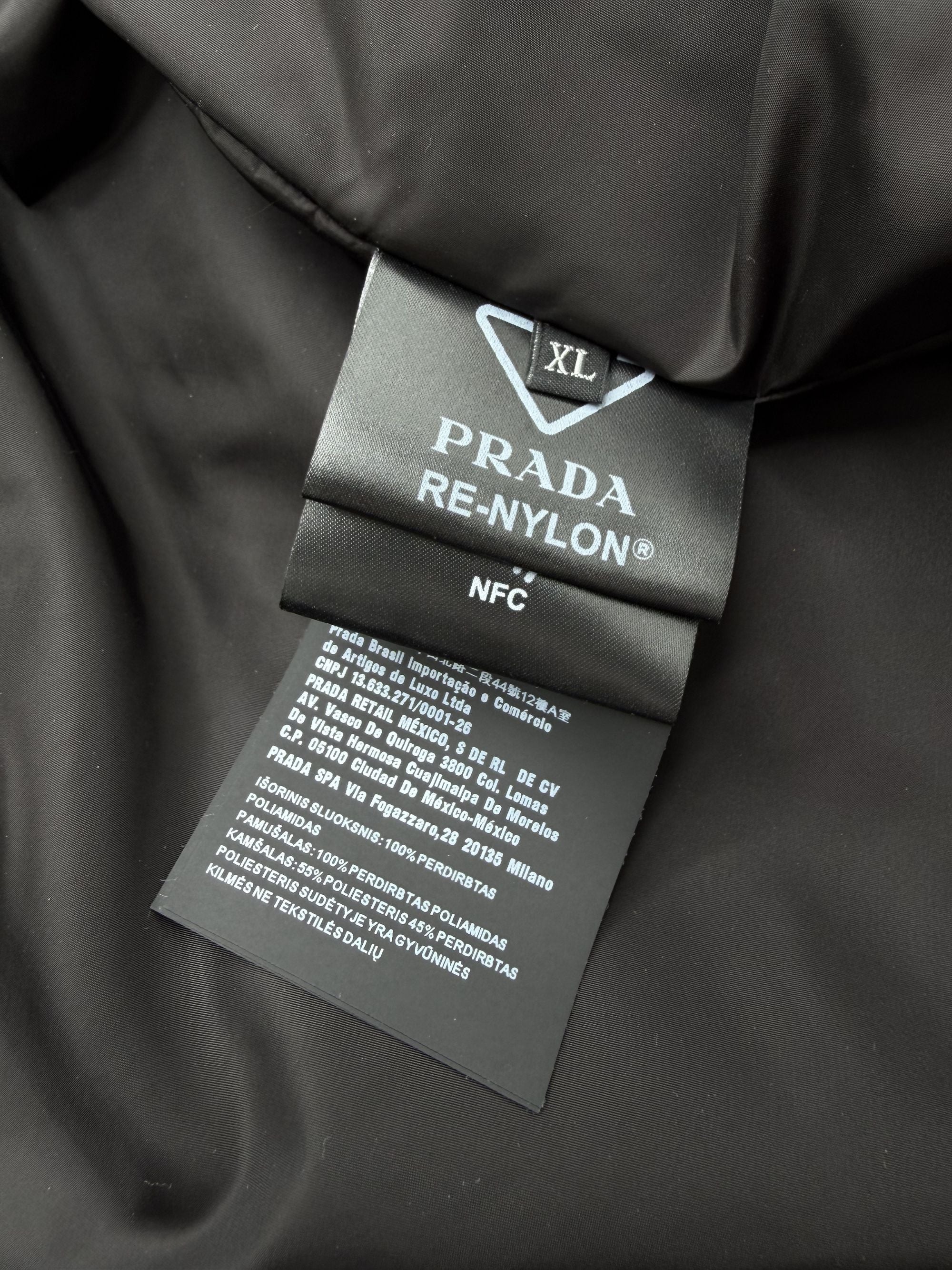 Prada Re-nylon Jacket - Black Prada