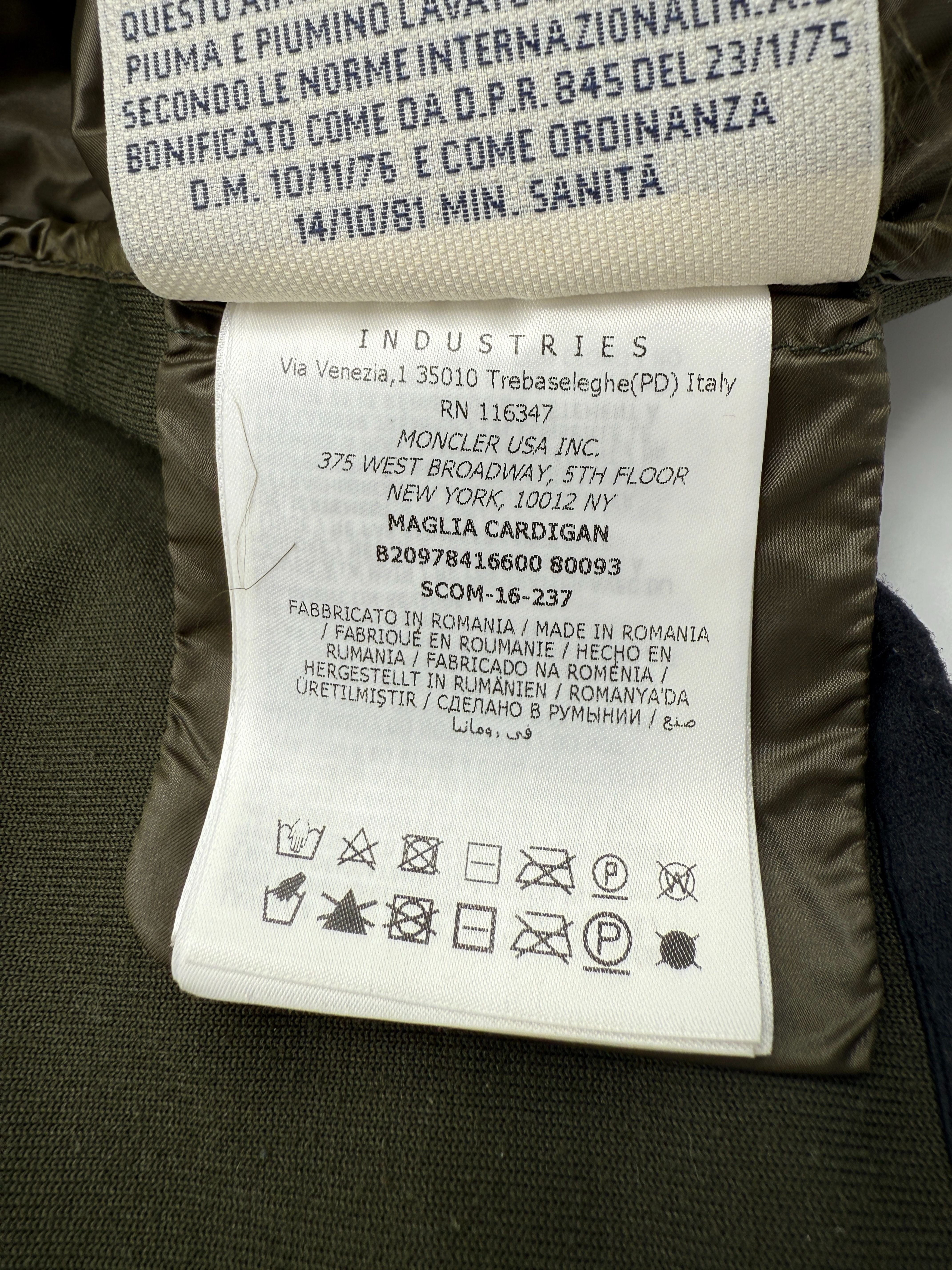 Moncler Grenoble Maglia Cardigan - Green