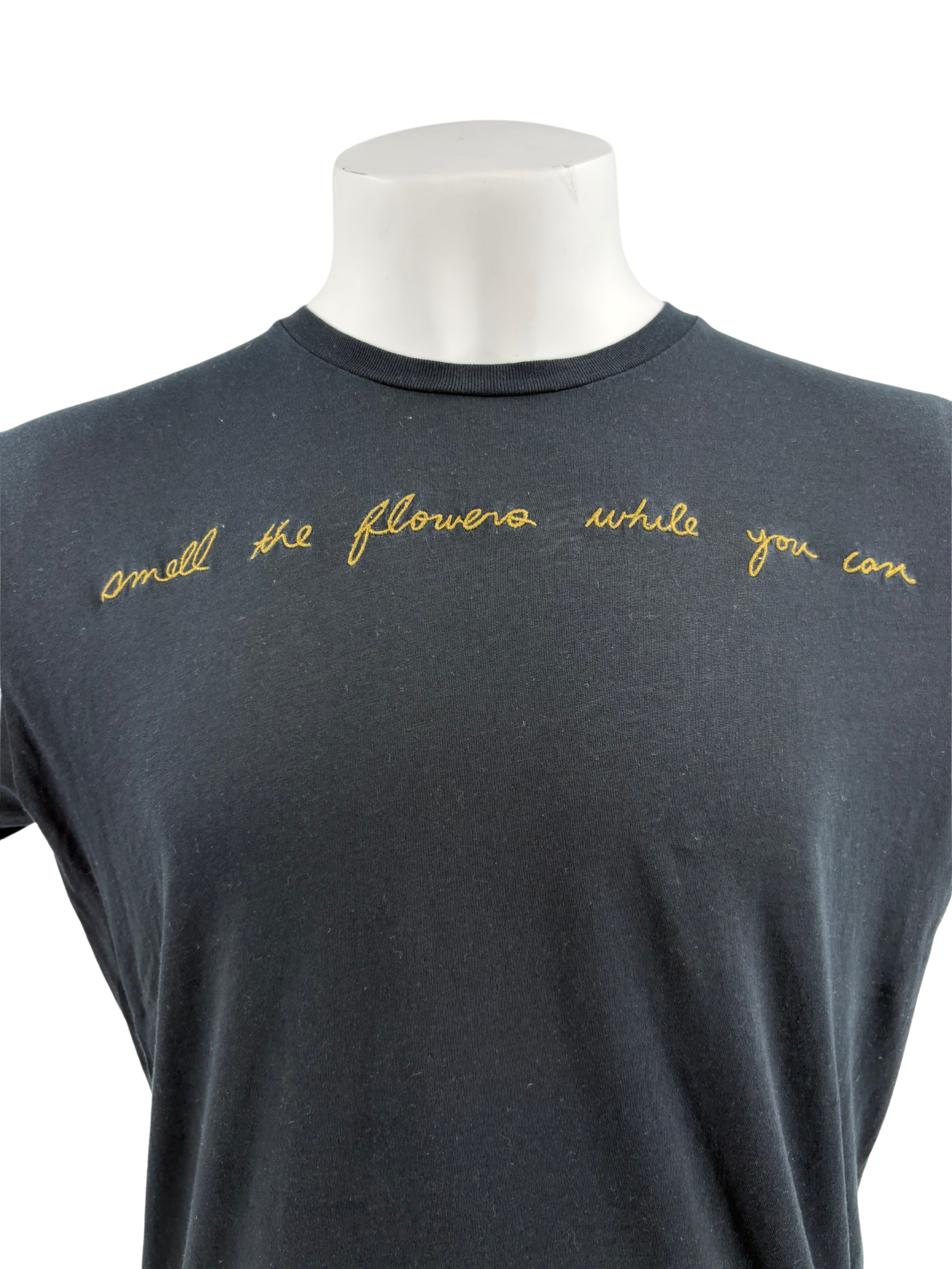 Marc Jacobs Flowers T-shirt - Black