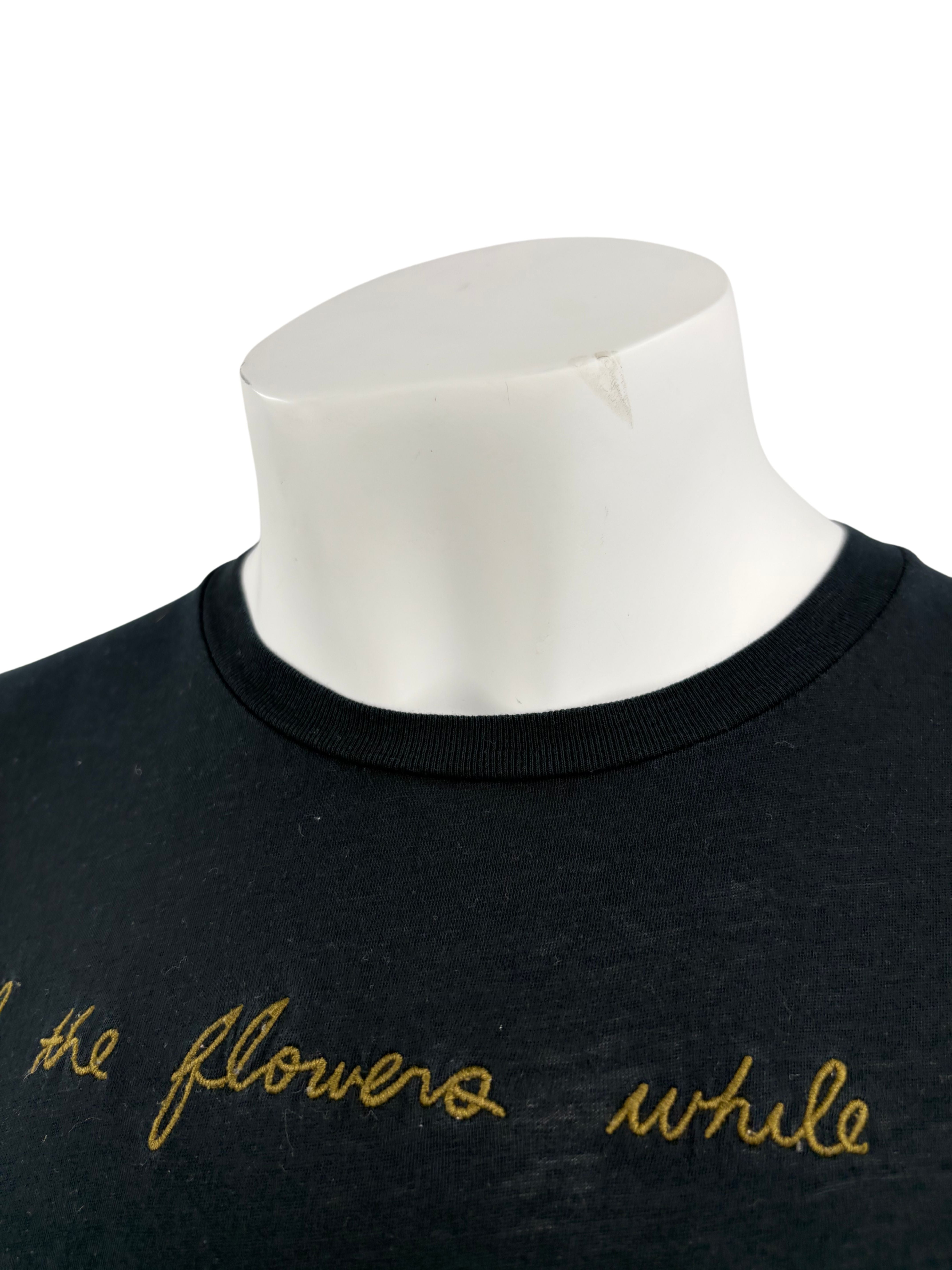 Marc Jacobs Flowers T-shirt - Black