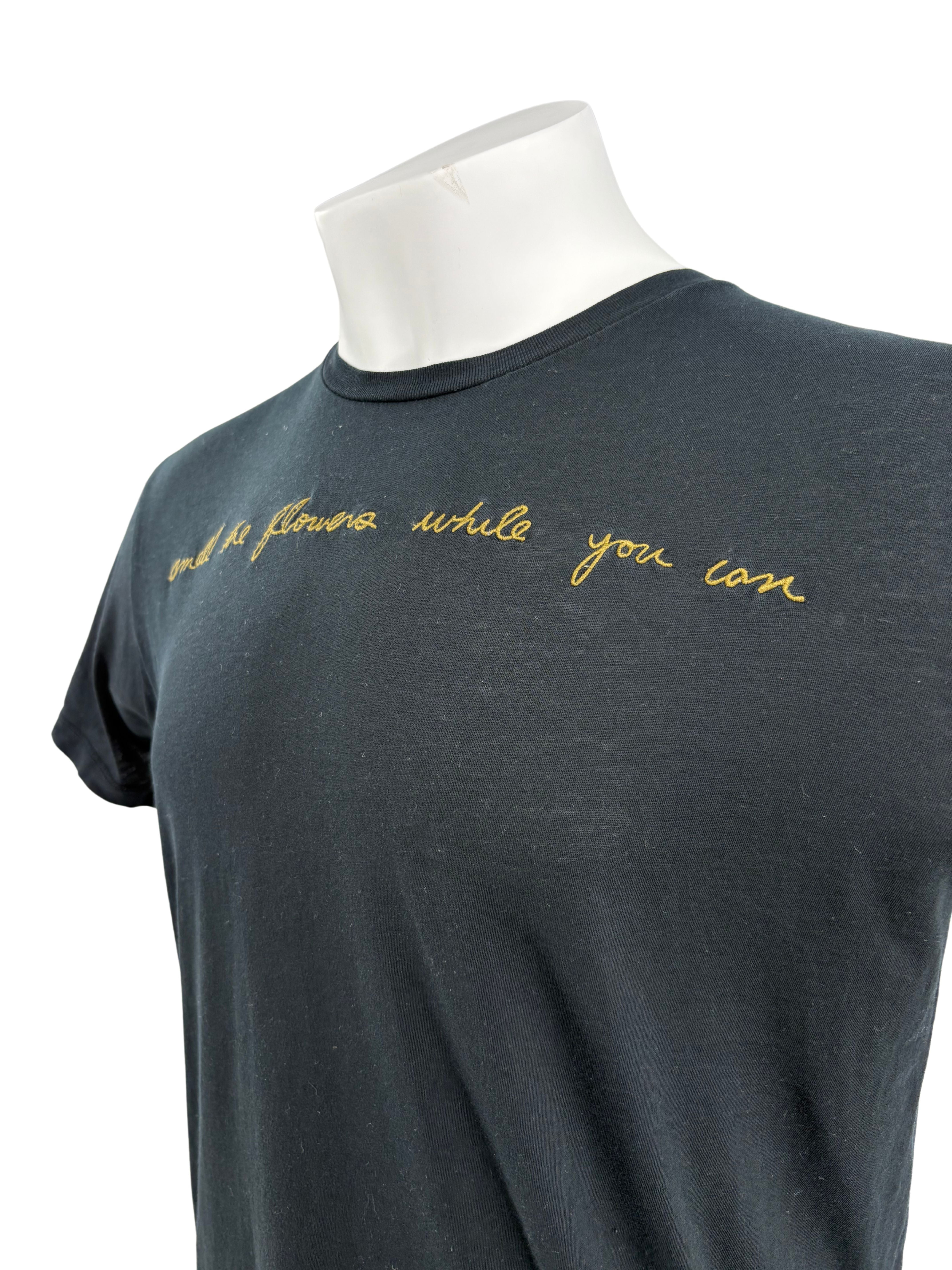 Marc Jacobs Flowers T-shirt - Black