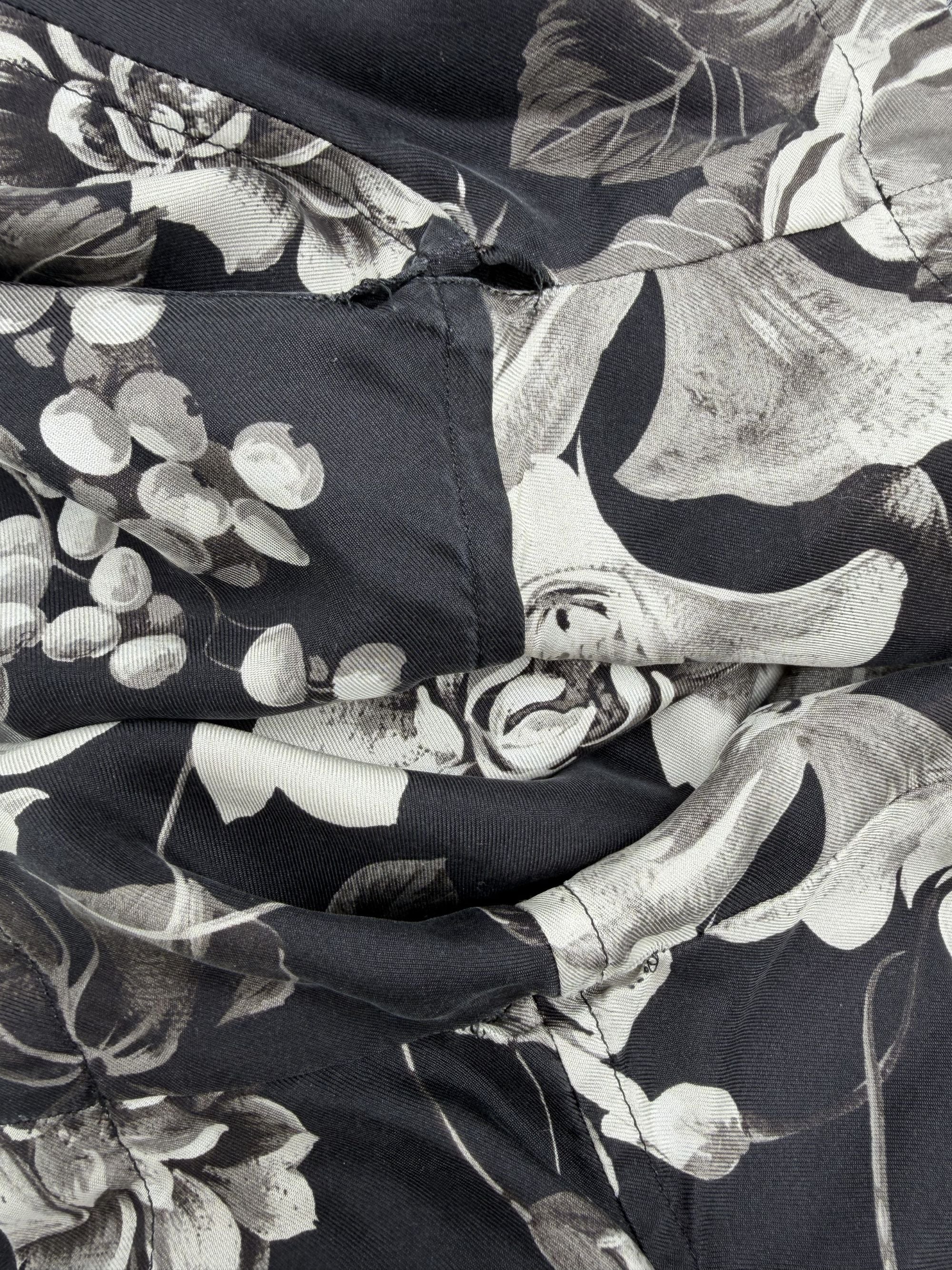 Dolce & Gabbana Floral Silk Shirt - Black Dolce & Gabbana