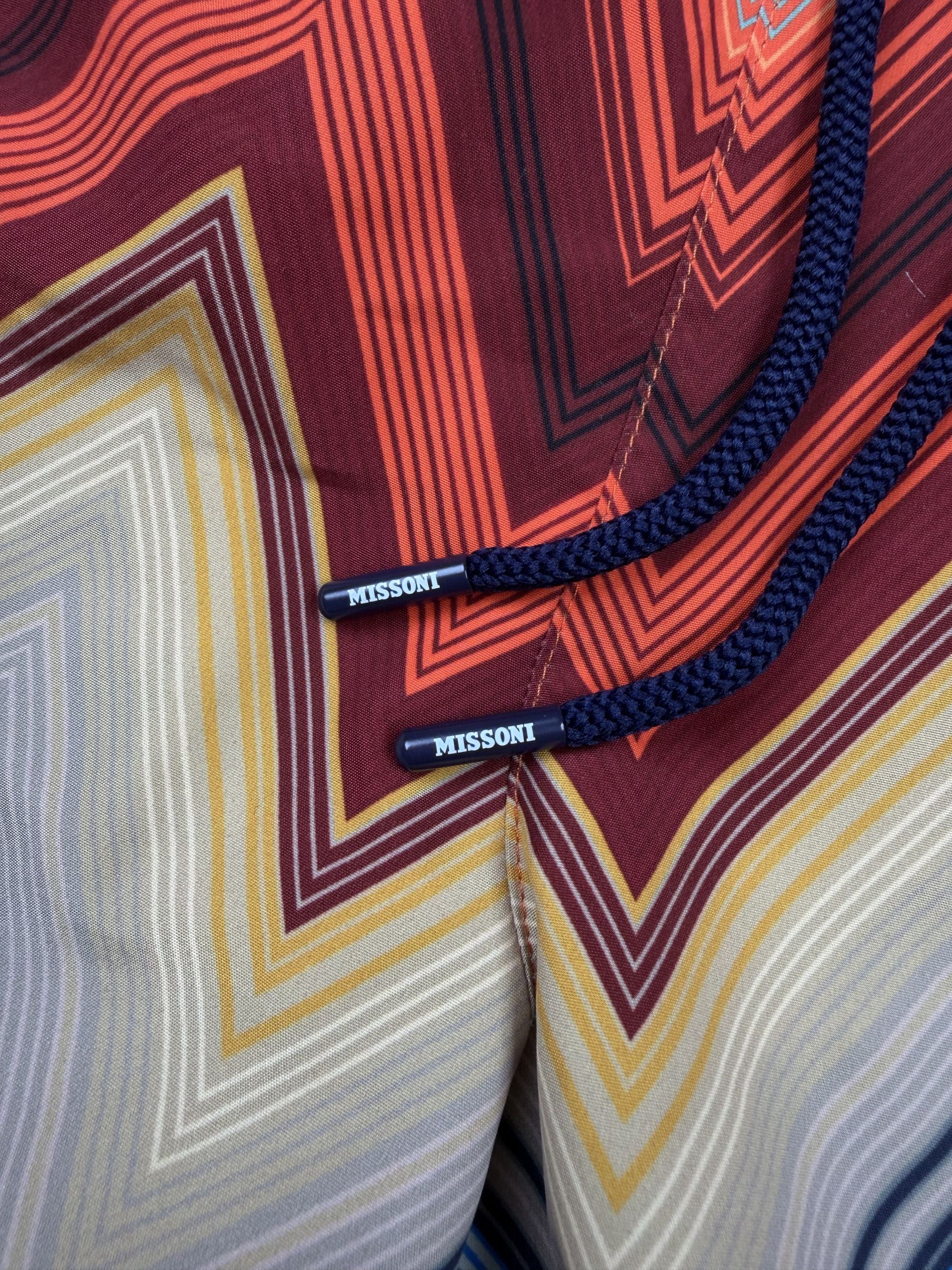 Missoni Zigzag Swim Shorts - Orange Missoni