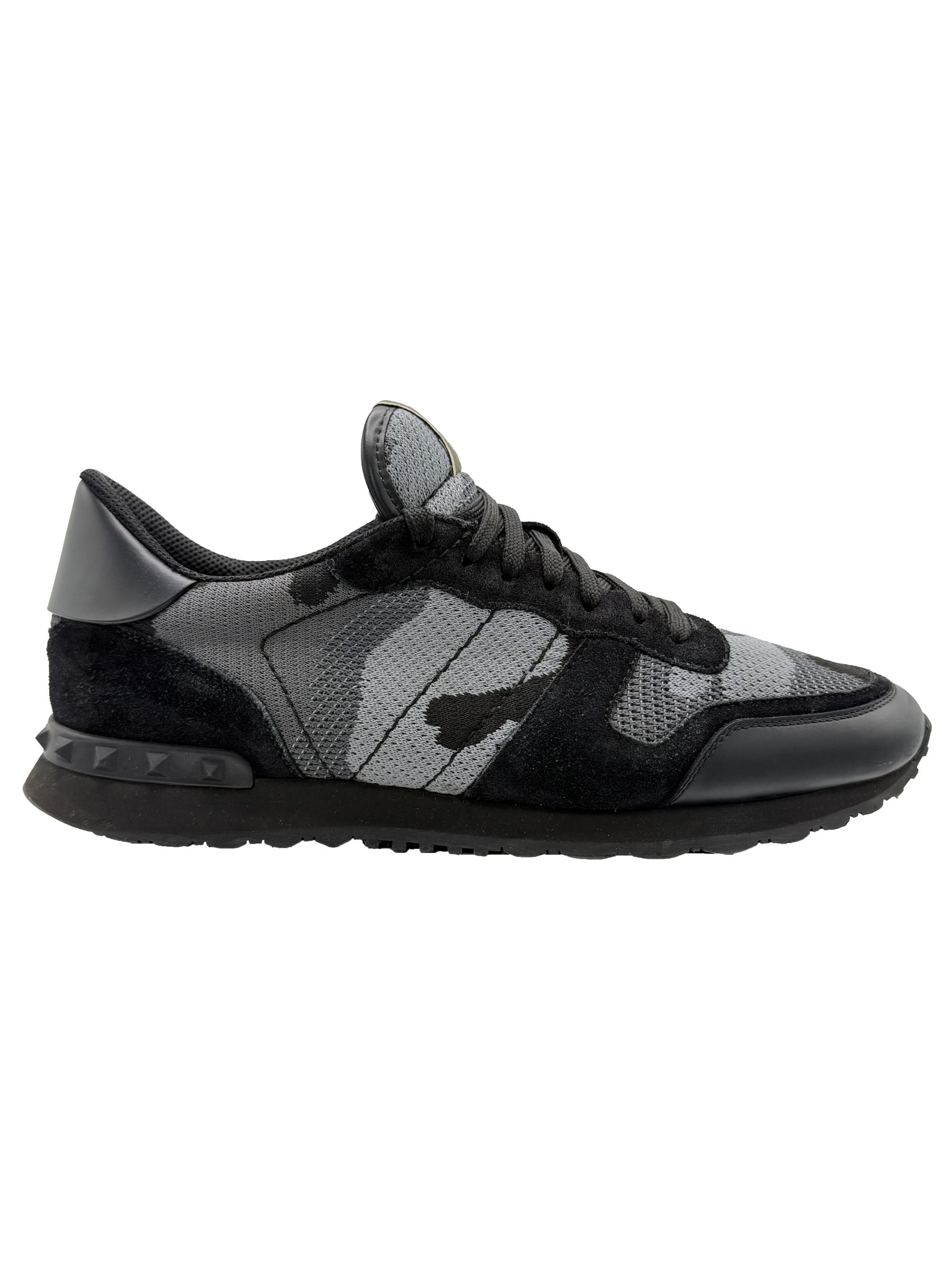 Valentino Mesh Rockrunner Trainers - Black Valentino