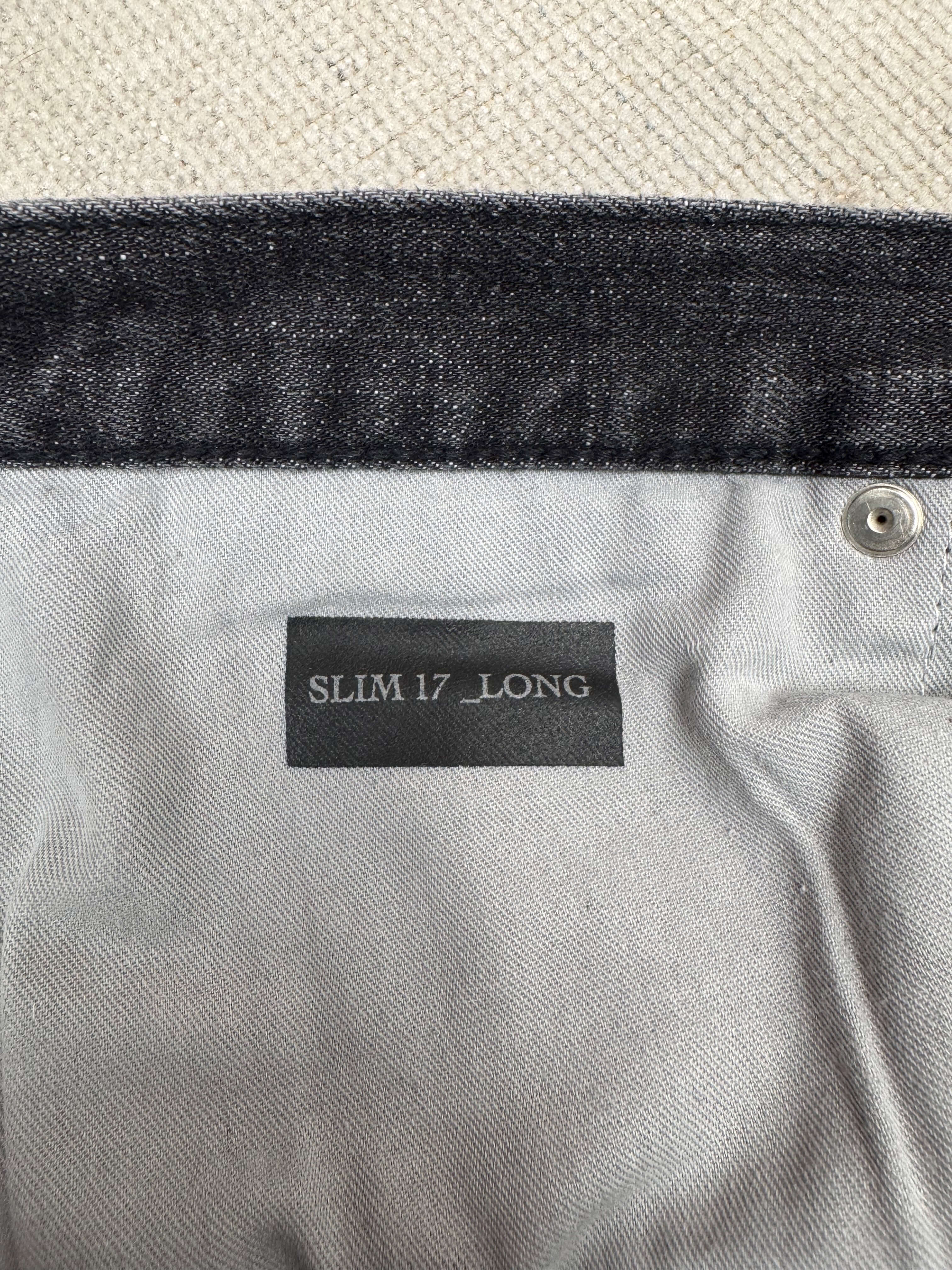 Dior Long Slim Fit Jeans - Grey Denim Dior
