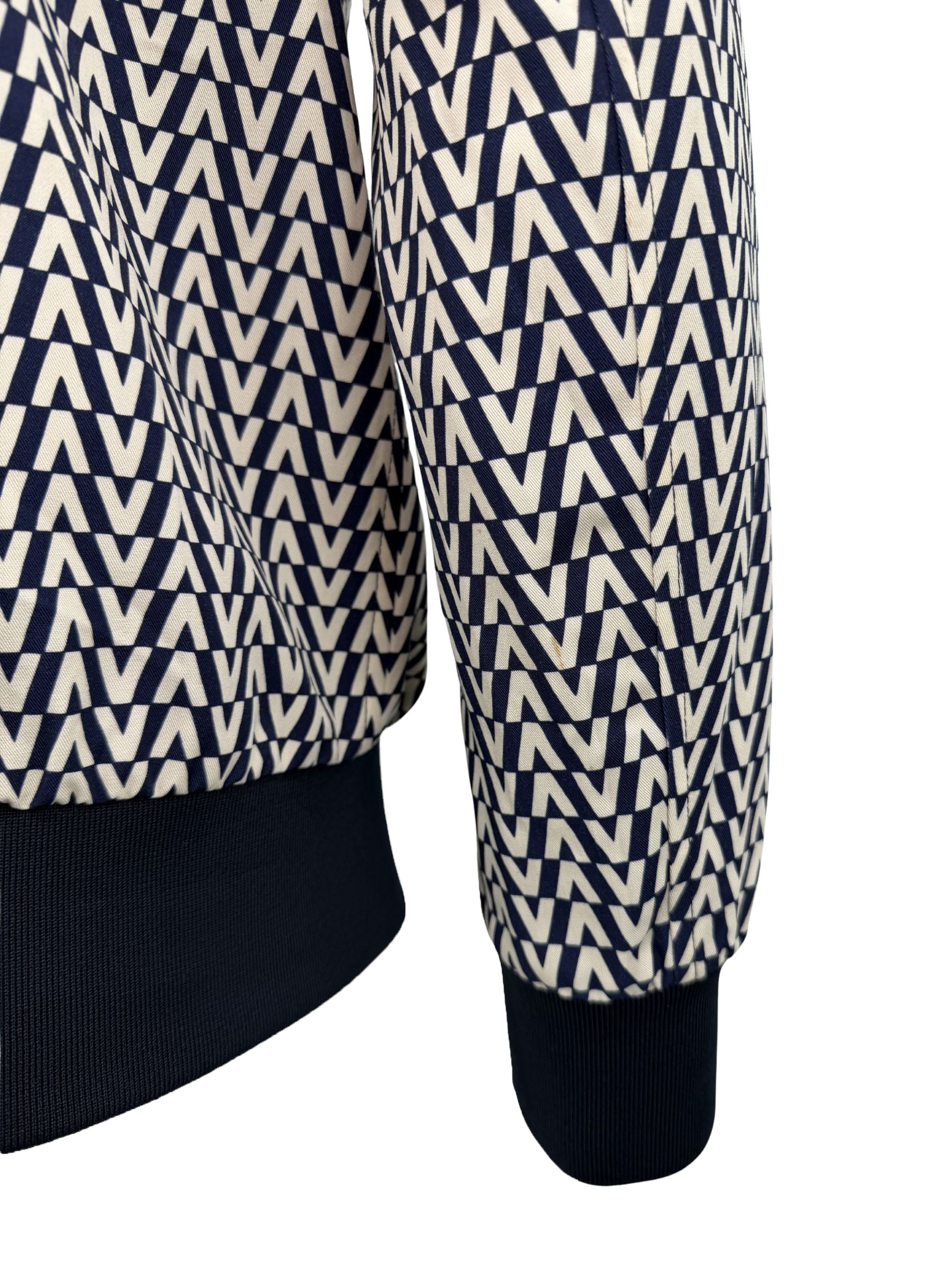 Valentino V Print Bomber Jacket - Navy Valentino